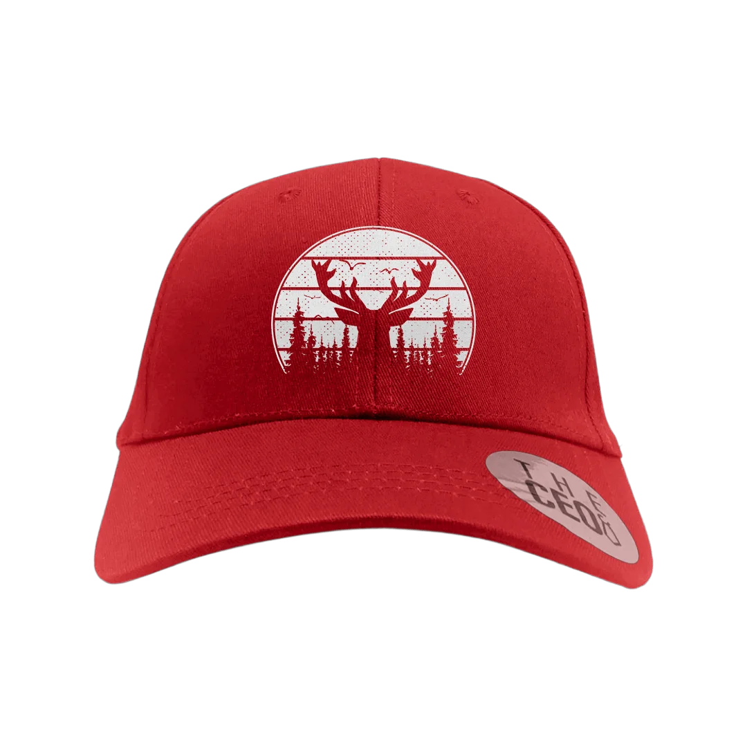 Deer Color Embroidered Baseball Hat featuring unique embroidery and snapback closure, perfect for casual wear.