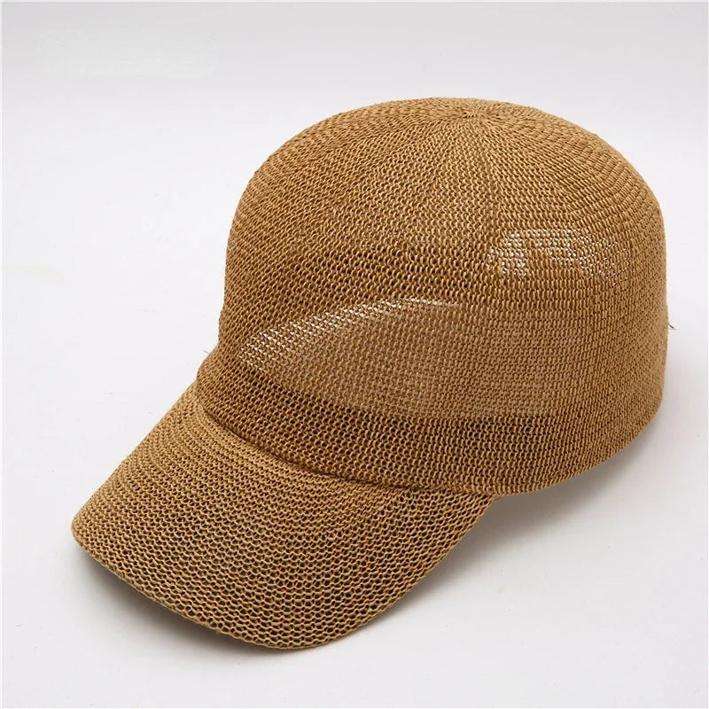 Mesh Summer Baseball Beach Hat from Sexikinis Swim, featuring a wide brim and breathable mesh design, perfect for summer outings.