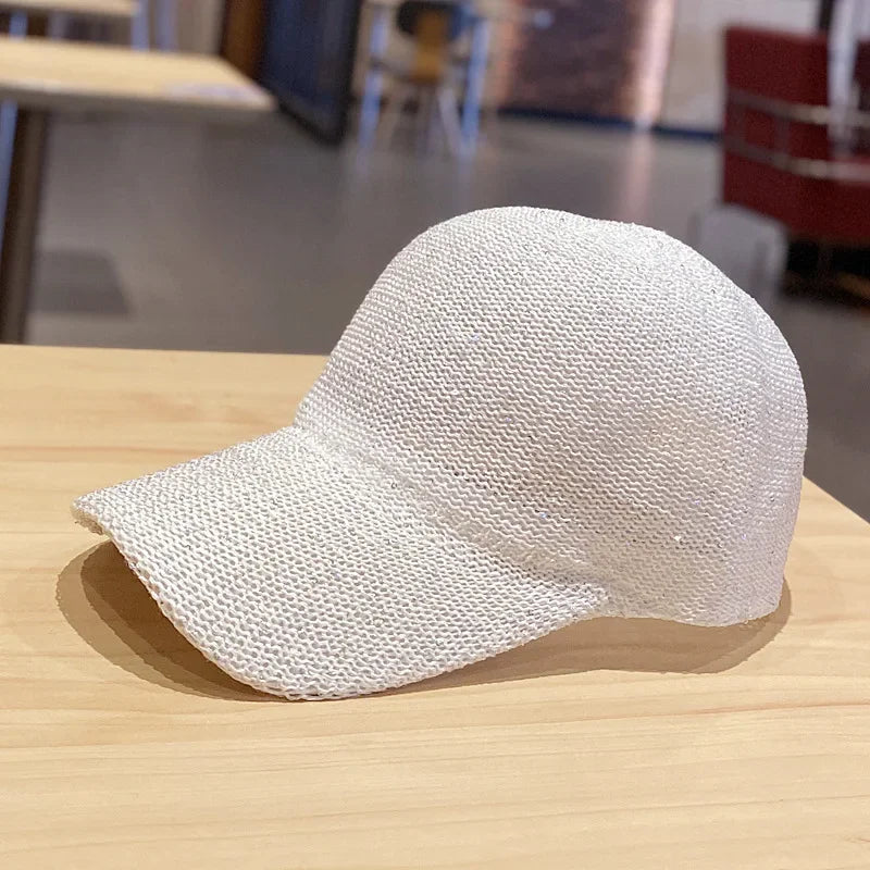 Mesh Summer Baseball Beach Hat from Sexikinis Swim, featuring a wide brim and breathable mesh design, perfect for summer outings.