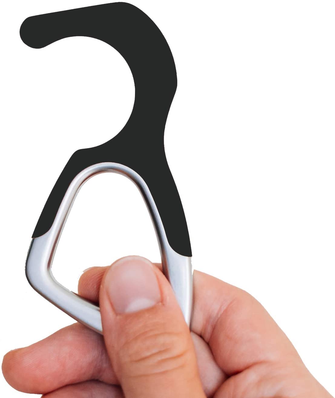 No Touch Door Opener Keychain Tool in silicone, showcasing its ergonomic design and antimicrobial features, ideal for contact-free use.