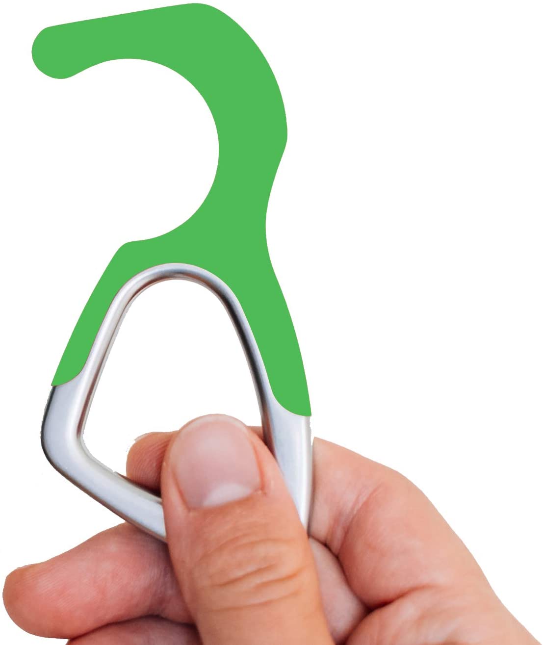 No Touch Door Opener Keychain Tool in silicone, showcasing its ergonomic design and antimicrobial features, ideal for contact-free use.
