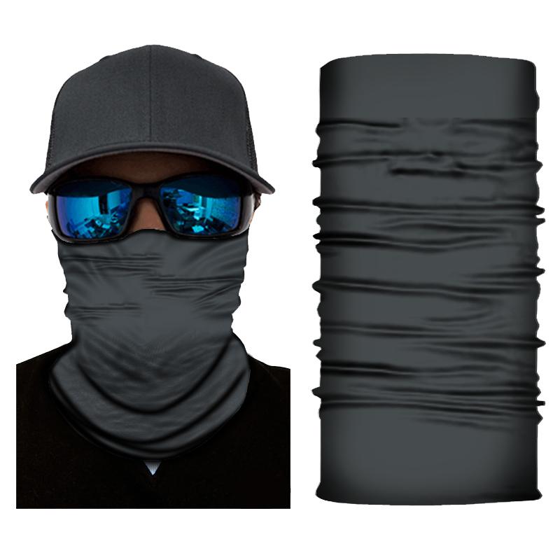 A collection of 9 in 1 Multi Purpose Masks displayed in various styles and colors, showcasing their versatility for outdoor activities.