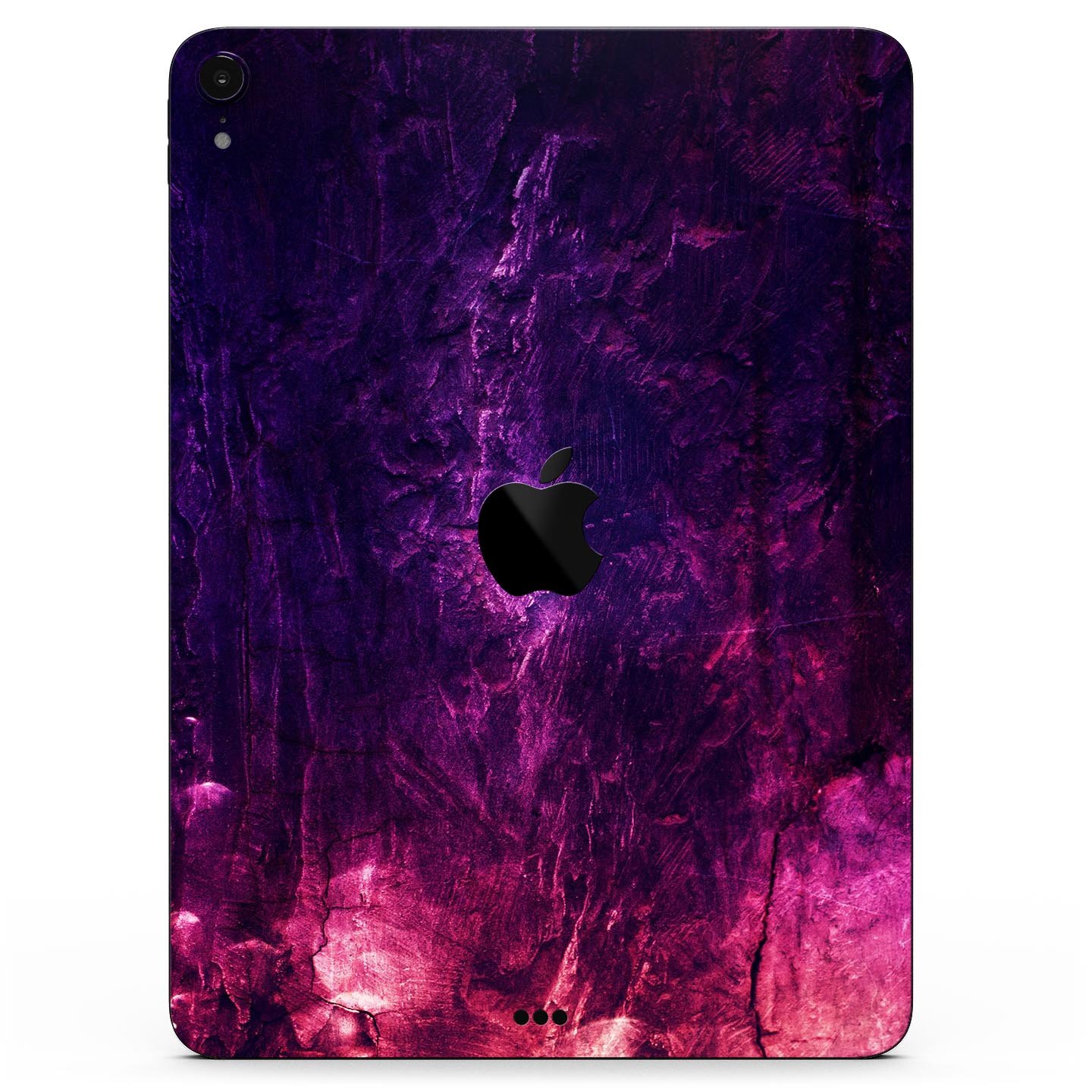 Abstract Fire & Ice V1 skin decal for Apple iPad Pro, showcasing vibrant colors and premium 3M material for protection.
