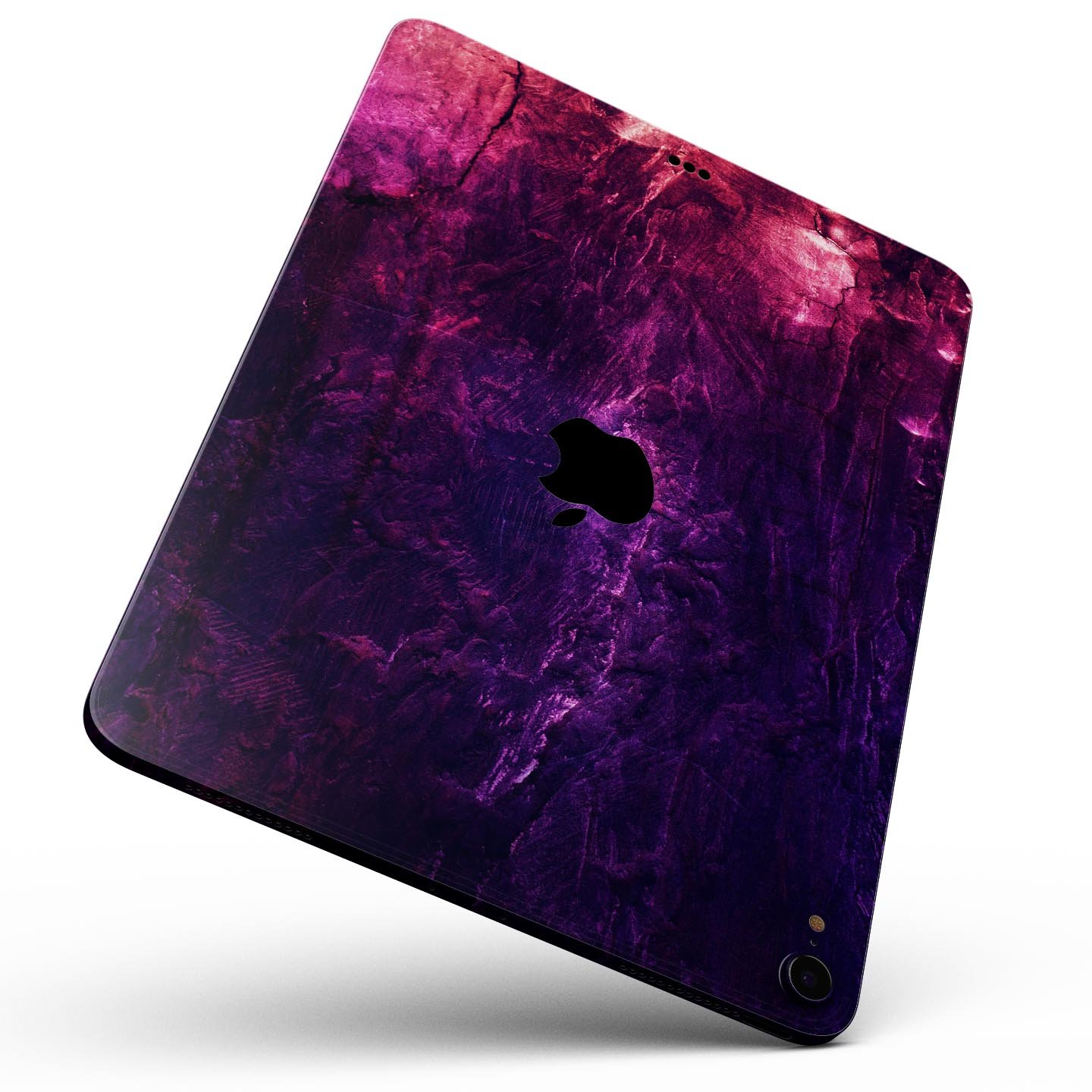 Abstract Fire & Ice V1 skin decal for Apple iPad Pro, showcasing vibrant colors and premium 3M material for protection.