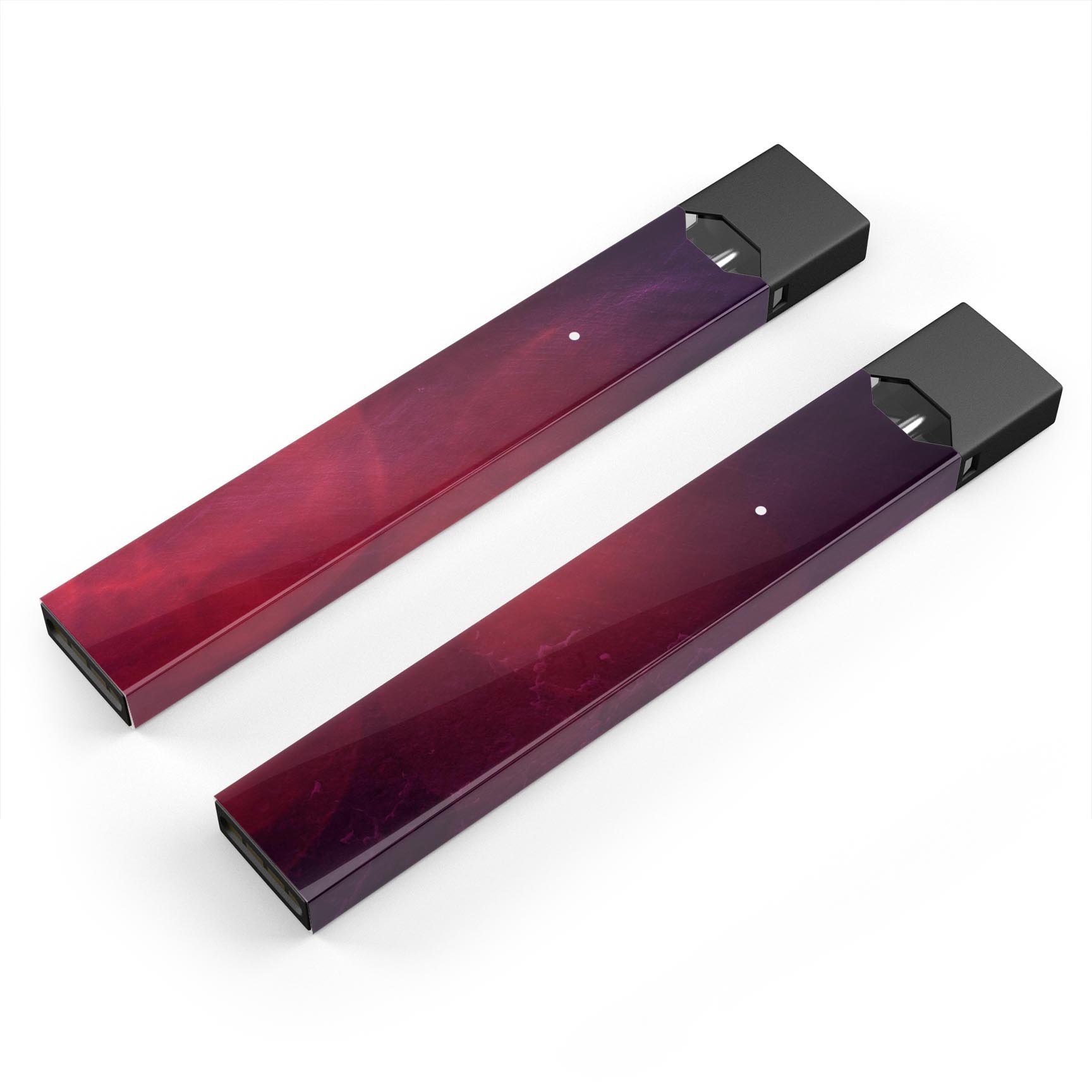 Abstract Fire & Ice V12 skin-wrap sticker designed for JUUL vaping device, showcasing vibrant colors and premium quality.