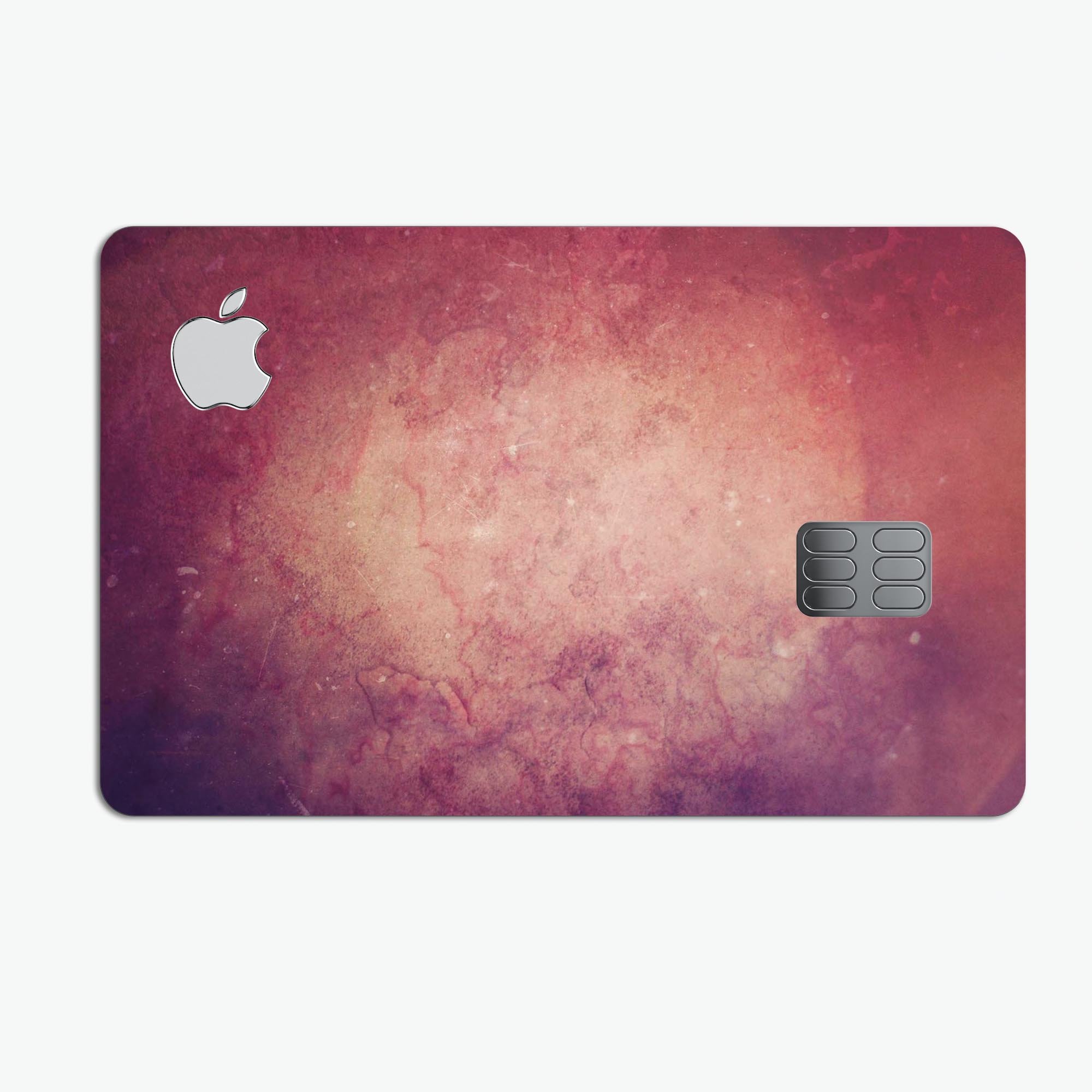 Abstract Fire & Ice V20 decal skin for Apple Card, showcasing premium vinyl design with glossy and matte finish options.