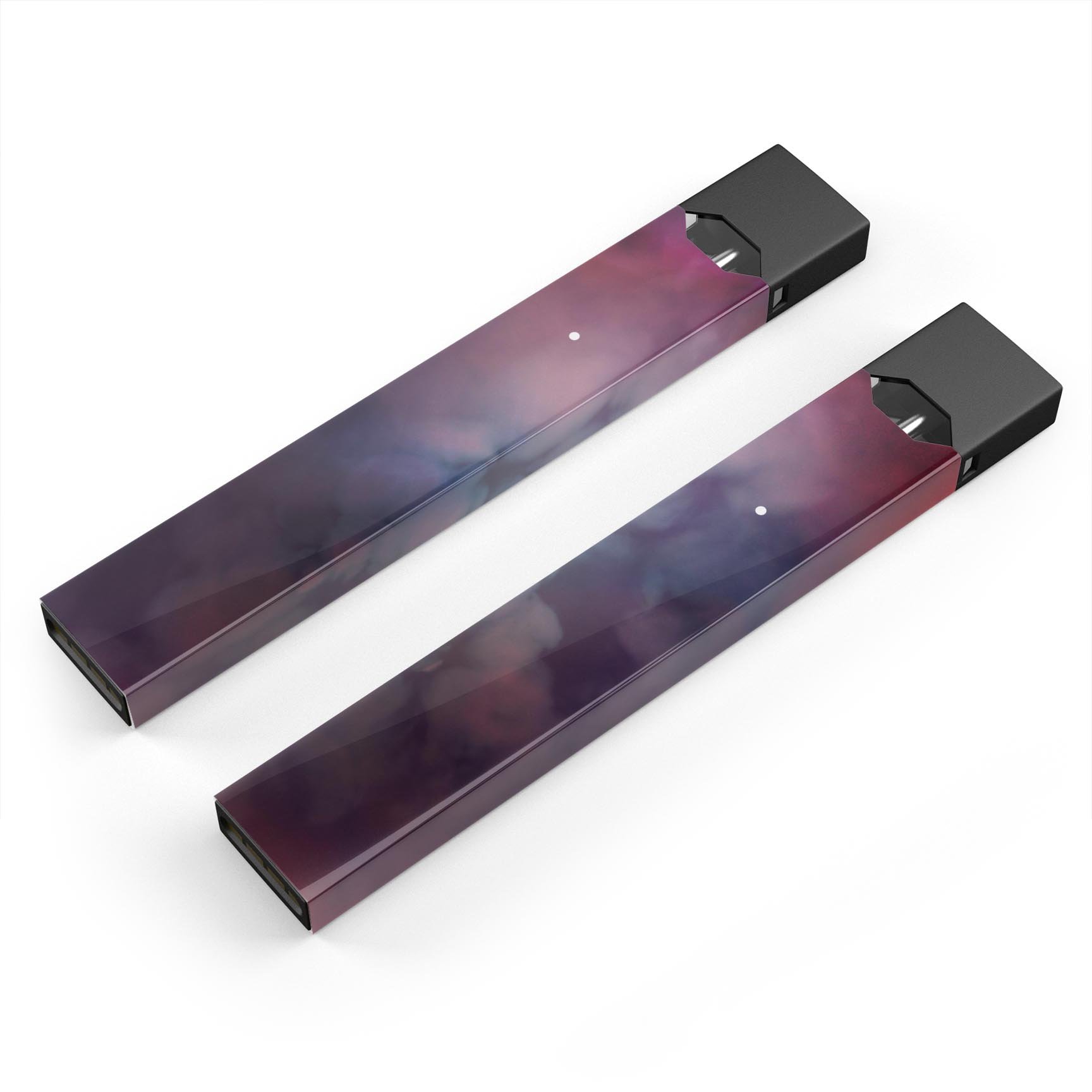 Abstract Fire & Ice V4 skin-wrap sticker designed for JUUL vaping device, showcasing vibrant colors and premium quality.