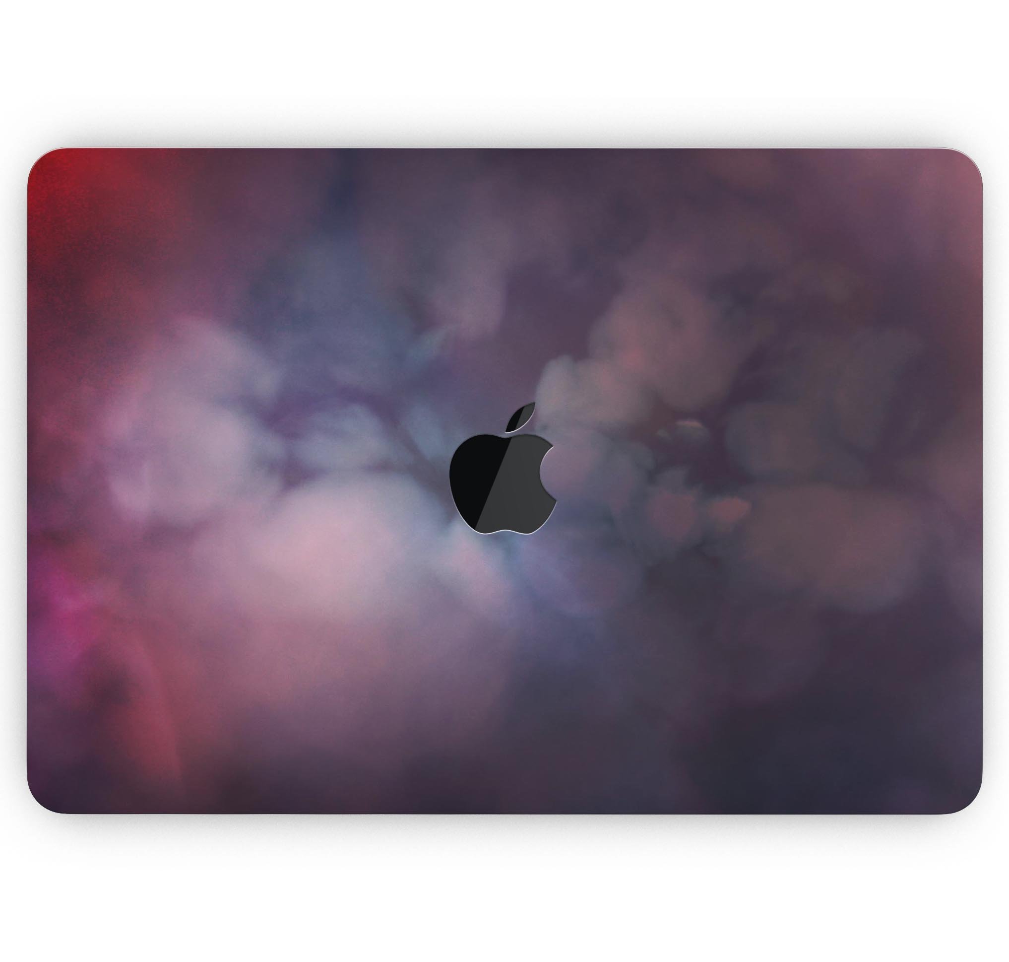 Abstract Fire & Ice V4 skin decal wrap kit for Apple MacBook, showcasing vibrant design and premium vinyl material.