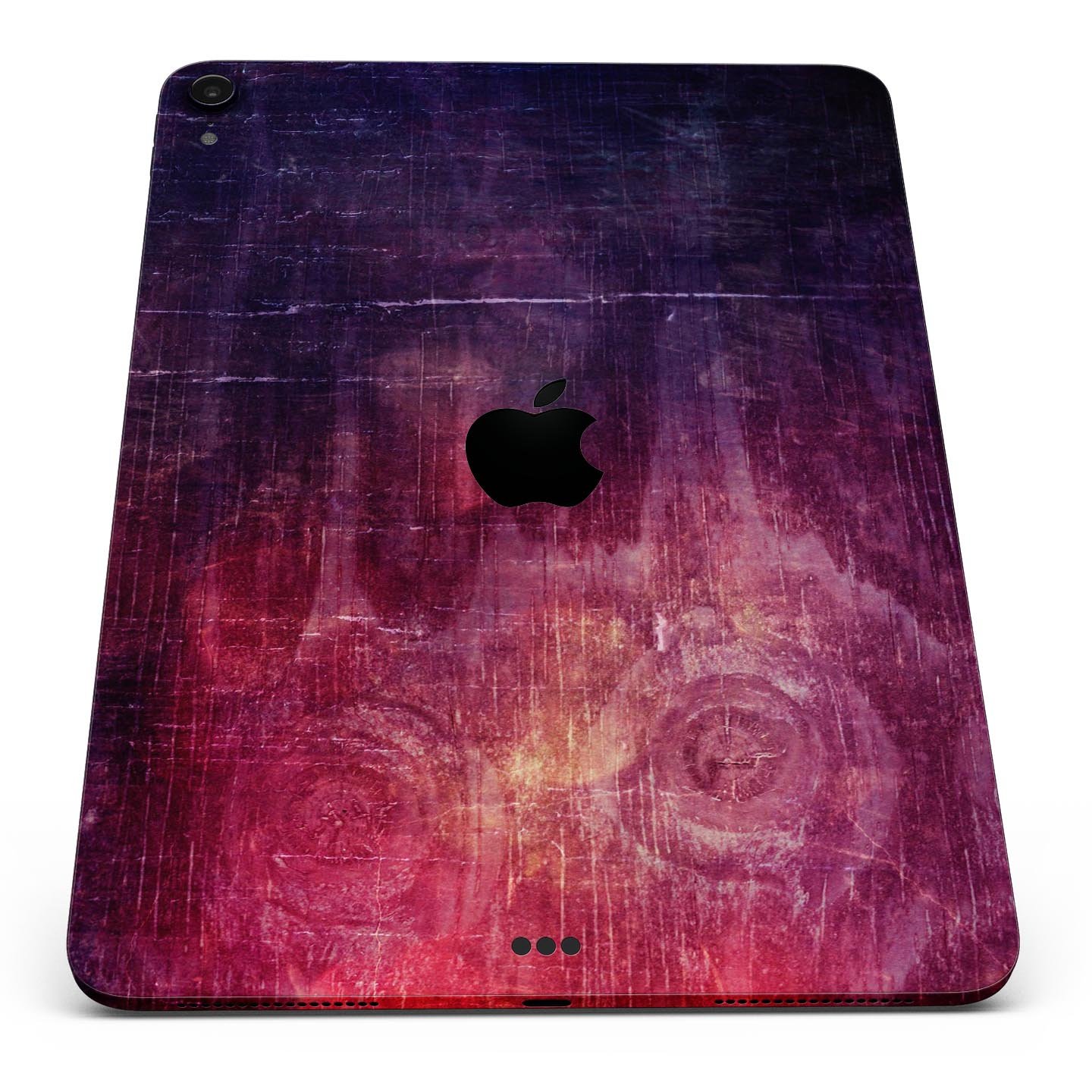 Abstract Fire & Ice V6 skin decal for Apple iPad Pro, showcasing vibrant colors and unique design for full body protection.