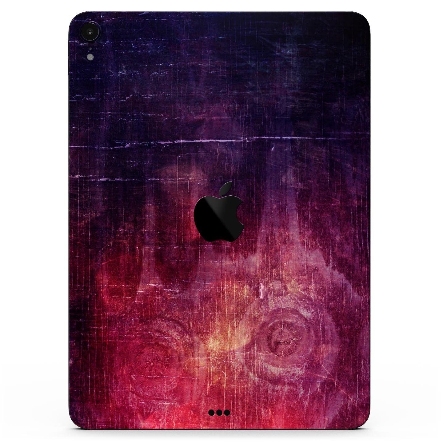 Abstract Fire & Ice V6 skin decal for Apple iPad Pro, showcasing vibrant colors and unique design for full body protection.