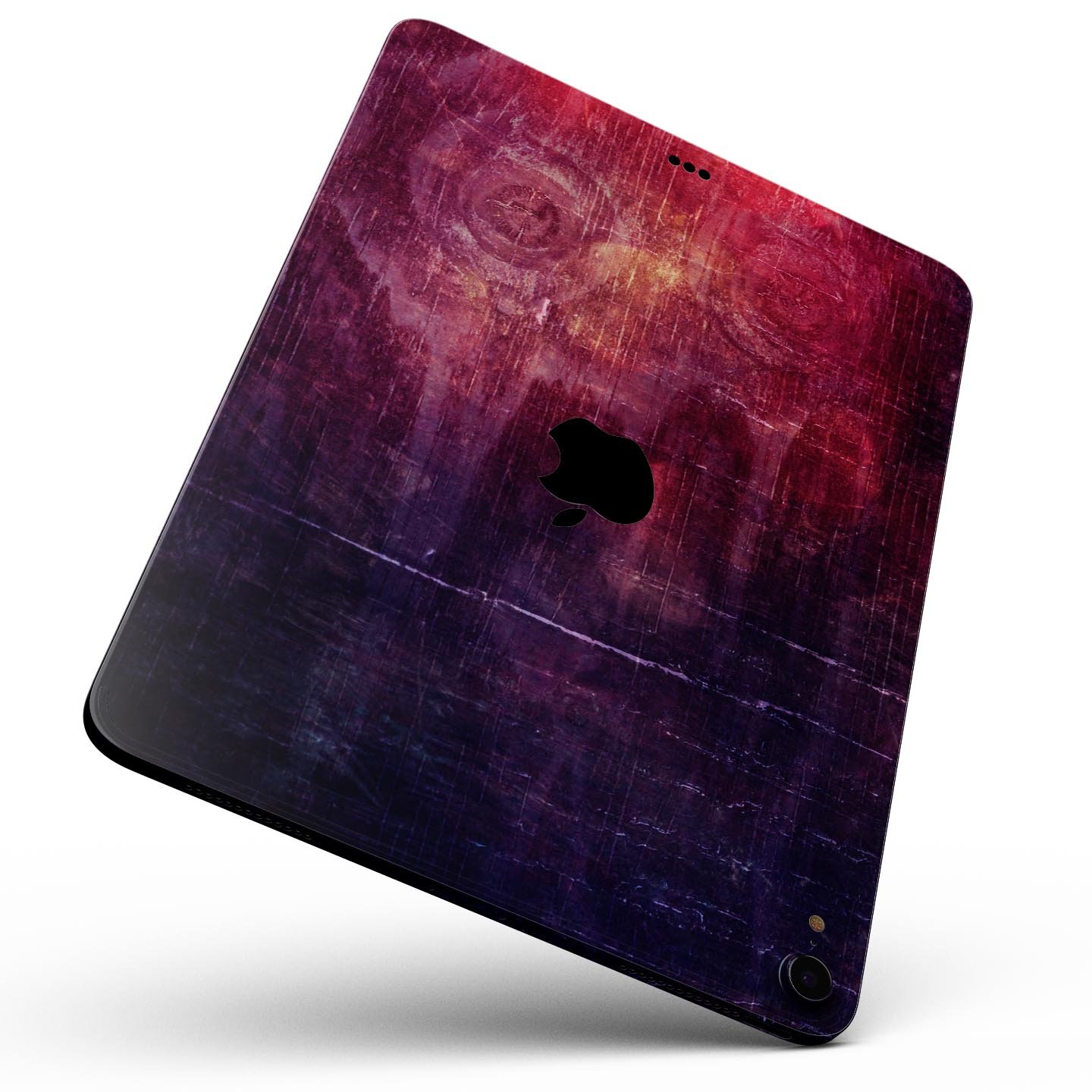Abstract Fire & Ice V6 skin decal for Apple iPad Pro, showcasing vibrant colors and unique design for full body protection.