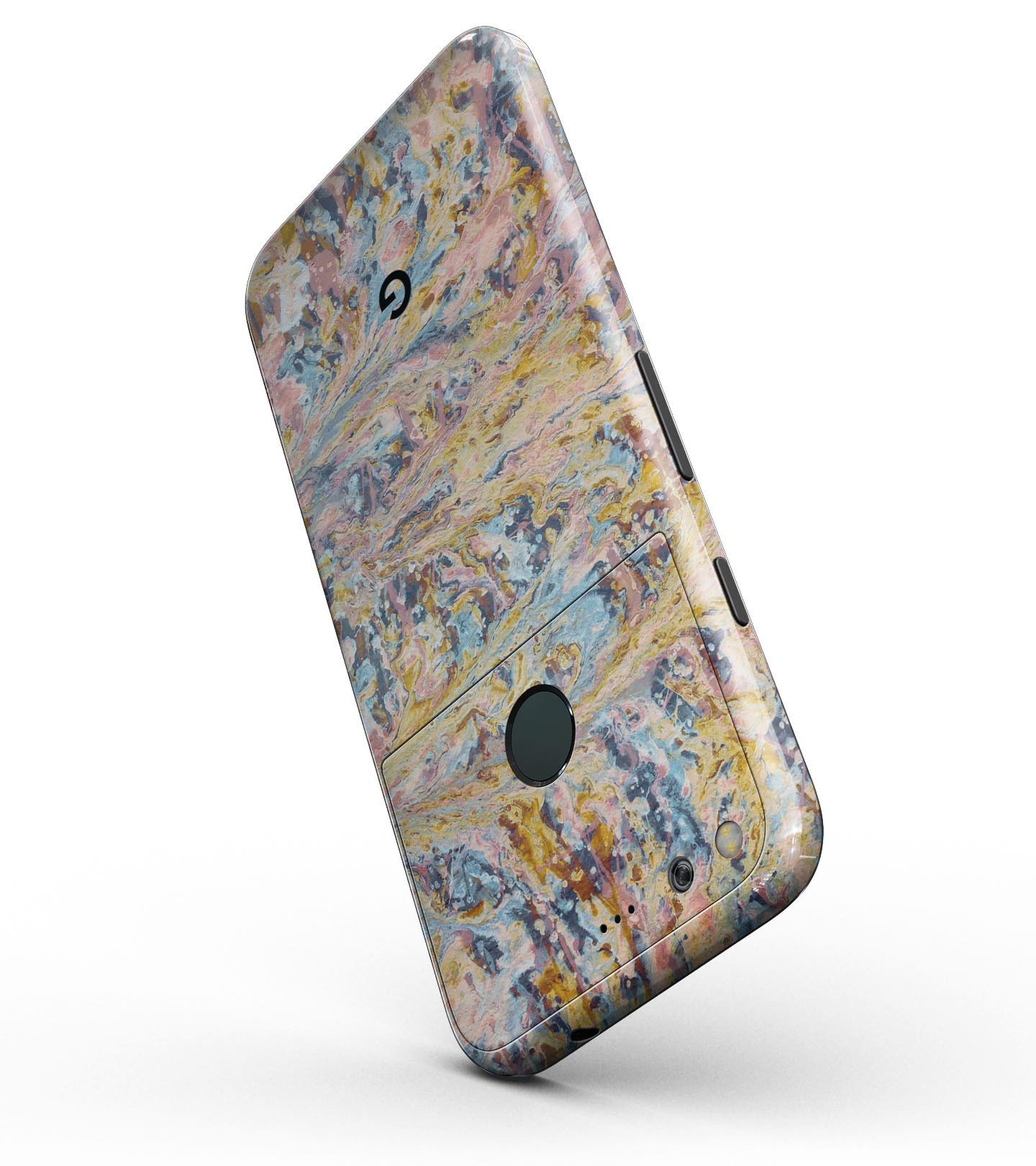 Abstract Wet Paint Color Paradise Full-Body Skin Kit for Google Pixel, showcasing sleek design and vibrant colors.
