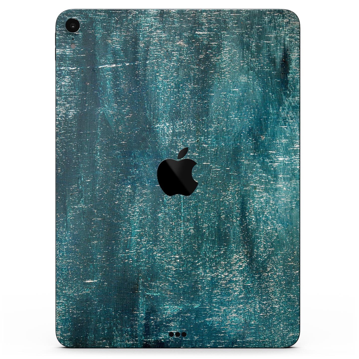 Aged Green Paint Surface Full Body Skin Decal for Apple iPad Pro, showcasing a stylish design and premium quality materials.