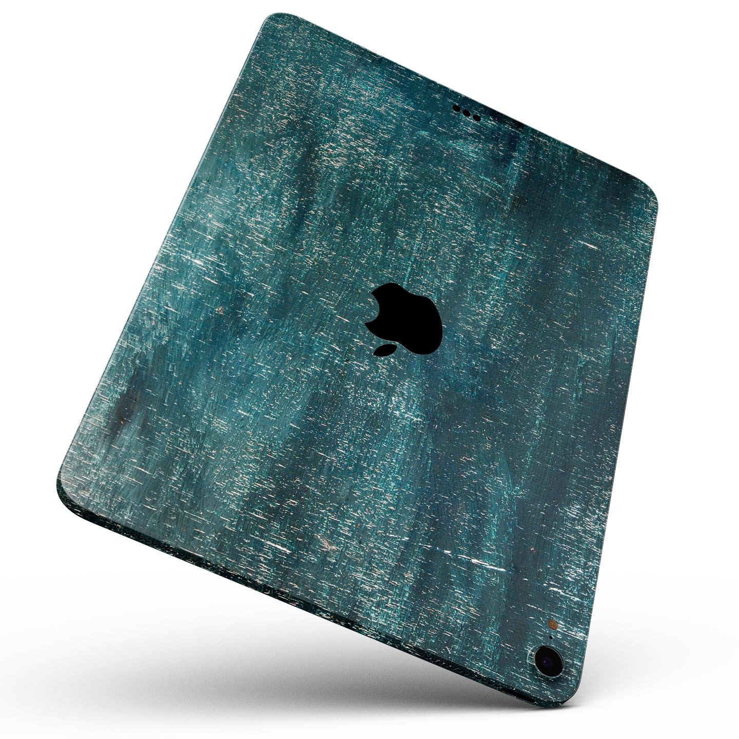 Aged Green Paint Surface Full Body Skin Decal for Apple iPad Pro, showcasing a stylish design and premium quality materials.