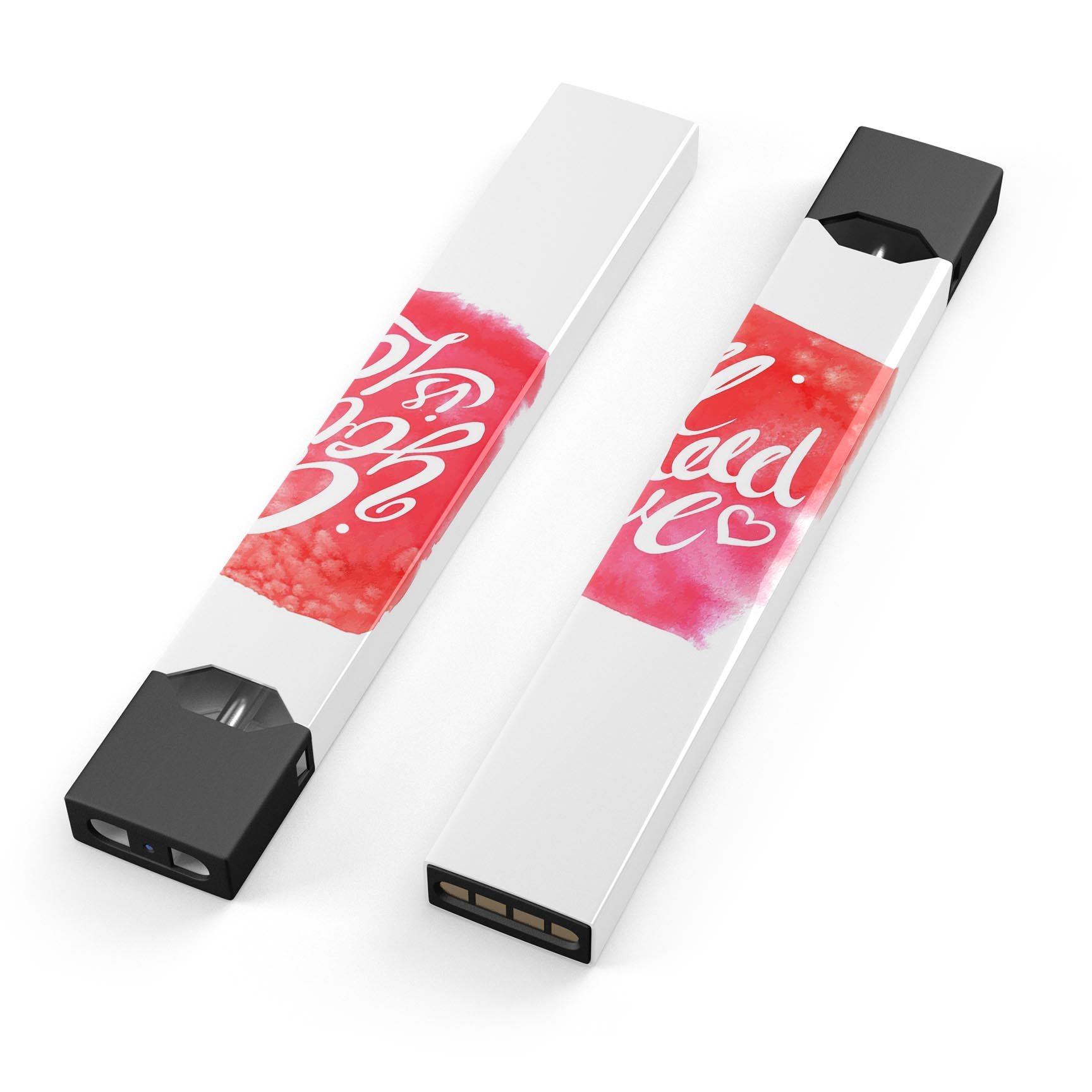 All You Need is Love premium decal skin-wrap sticker designed for JUUL vaping device, showcasing vibrant colors and stylish design.