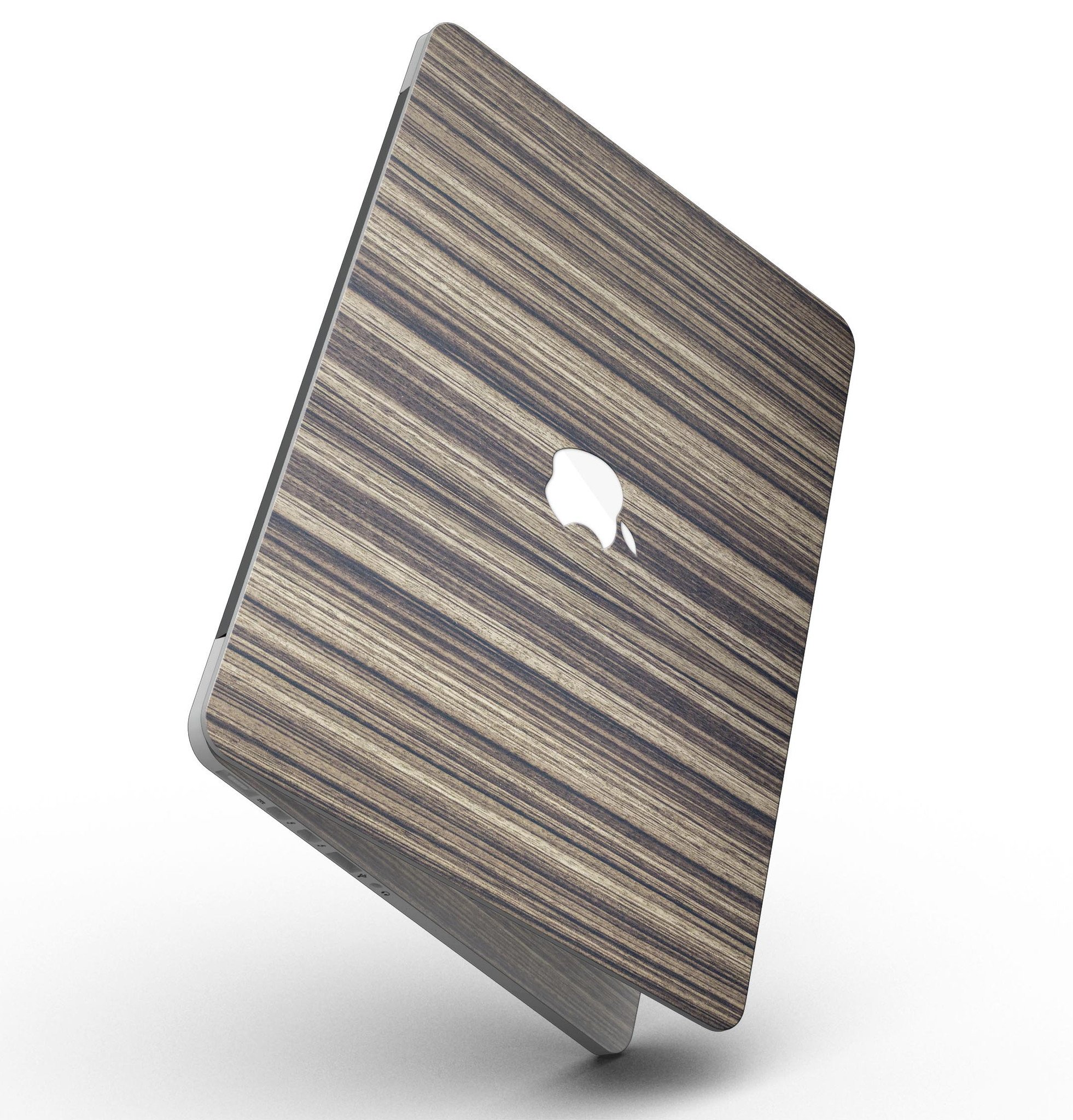 Luxurious Textured Wood Kit for 13" MacBook Pro, showcasing elegant wood finishes and precision-cut design.