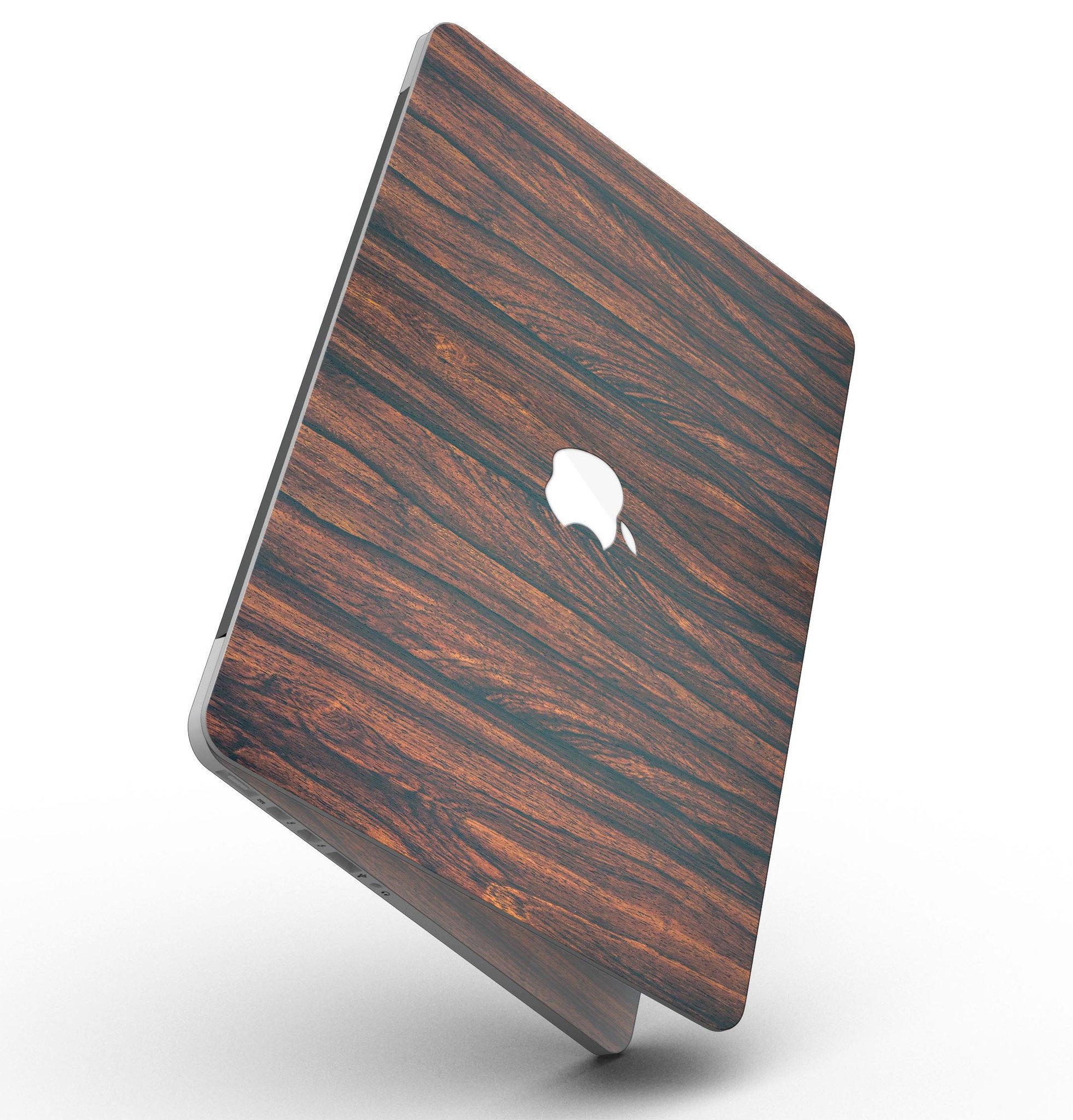 Luxurious Textured Wood Kit for 13" MacBook Pro, showcasing elegant wood finishes and precision-cut design.
