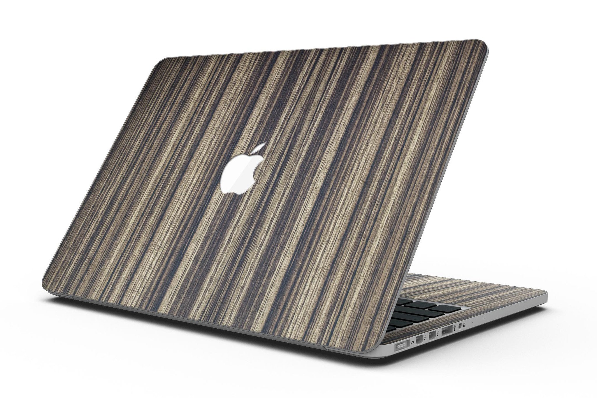 Luxurious Textured Wood Kit for 13" MacBook Pro, showcasing elegant wood finishes and precision-cut design.