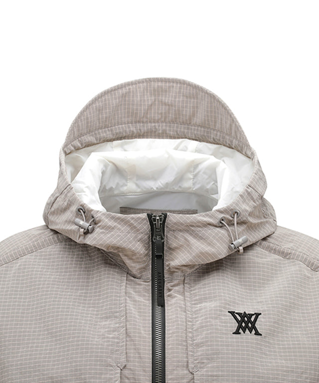 ANEW Golf Women's Ribstop Hoody Windbreaker Jacket in a stylish design, featuring a visor hood and adjustable drawstrings.