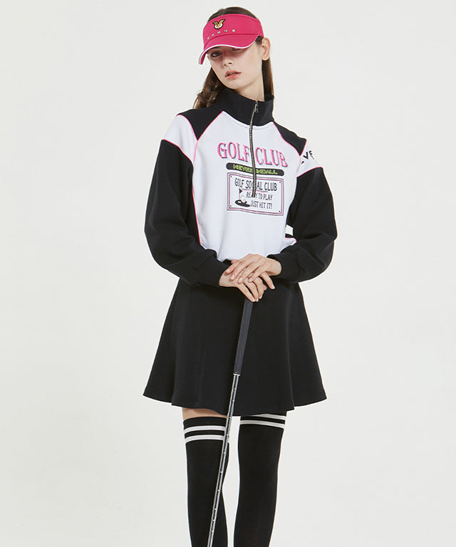 Any Day Jersey Flare pants in black with a flared skirt design, showcasing a stylish and youthful look suitable for casual and sporty occasions.