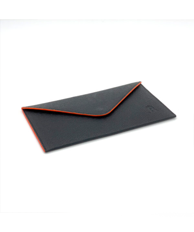 Baron x Steven Wilson Edition Long Wallet in Black, featuring a minimalistic design with artistic typography.