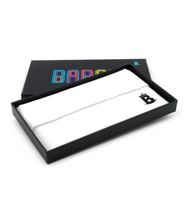 Baron x Steven Wilson Edition Long Wallet in Black, featuring a minimalistic design with artistic typography.