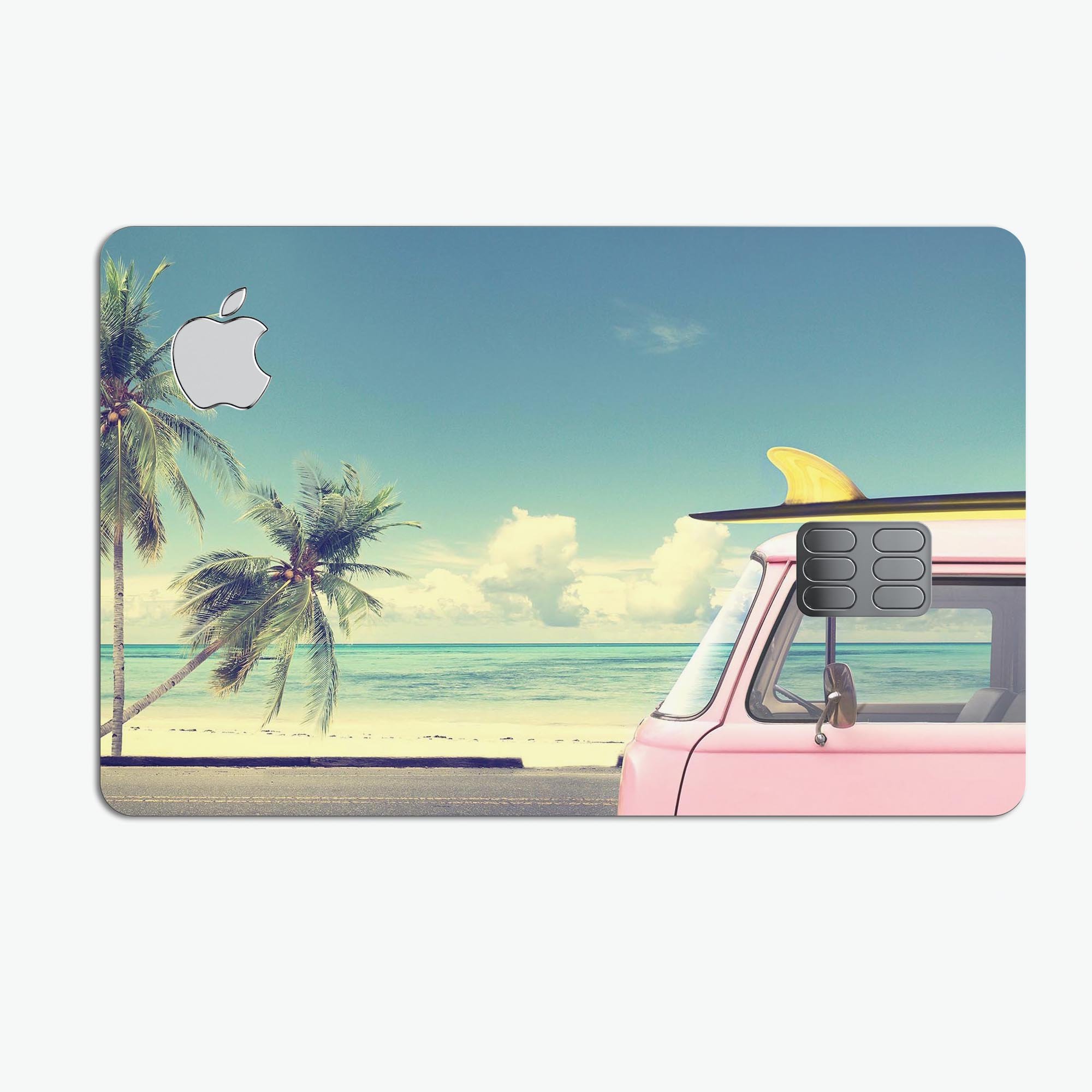 Premium Protective Decal Skin-Kit for Apple Card, showcasing ultra-gloss and soft-matte finishes.