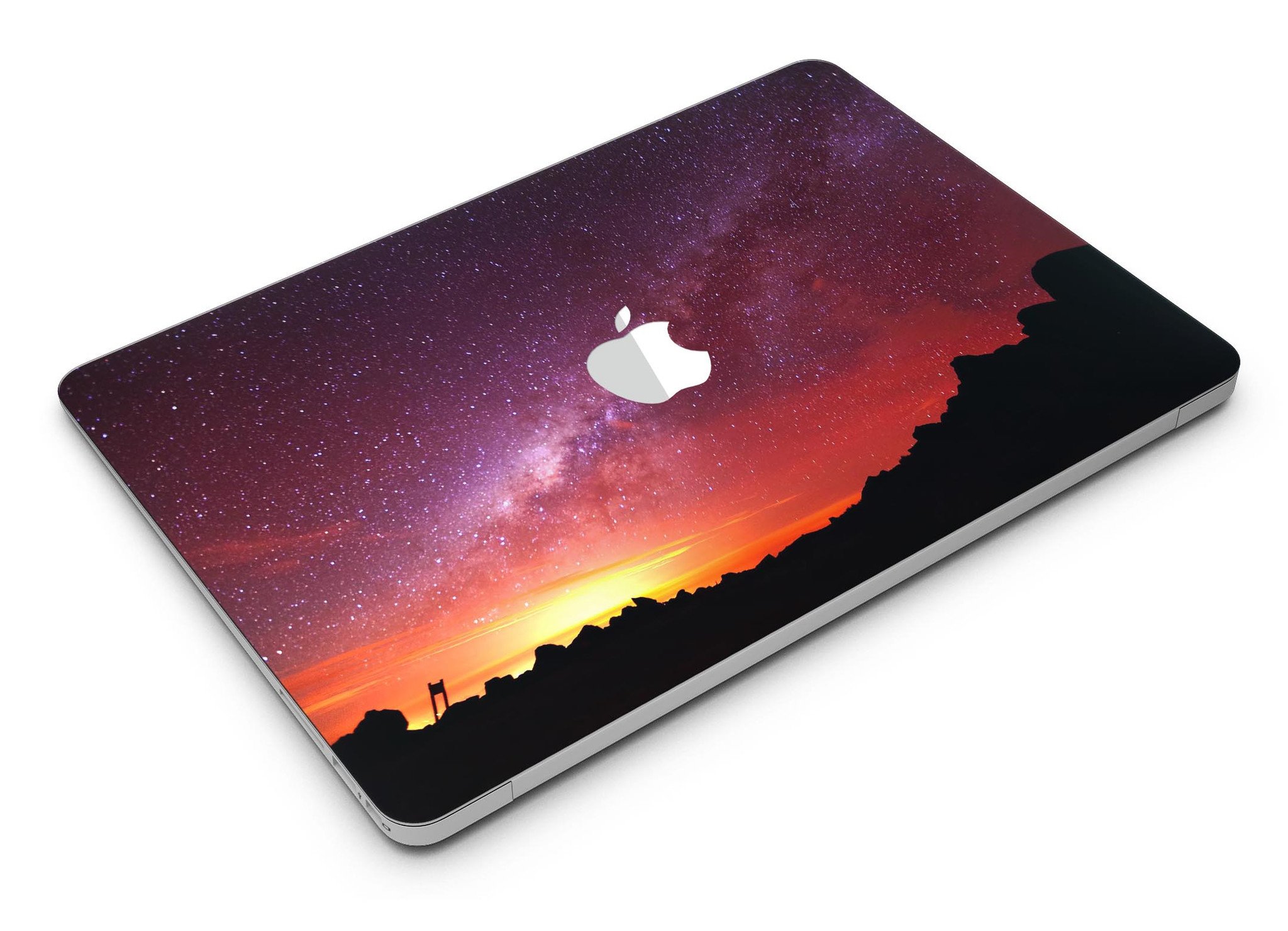 Beautiful Milky Way Sunset skin kit for MacBook Air, showcasing vibrant colors and intricate design for stylish protection.