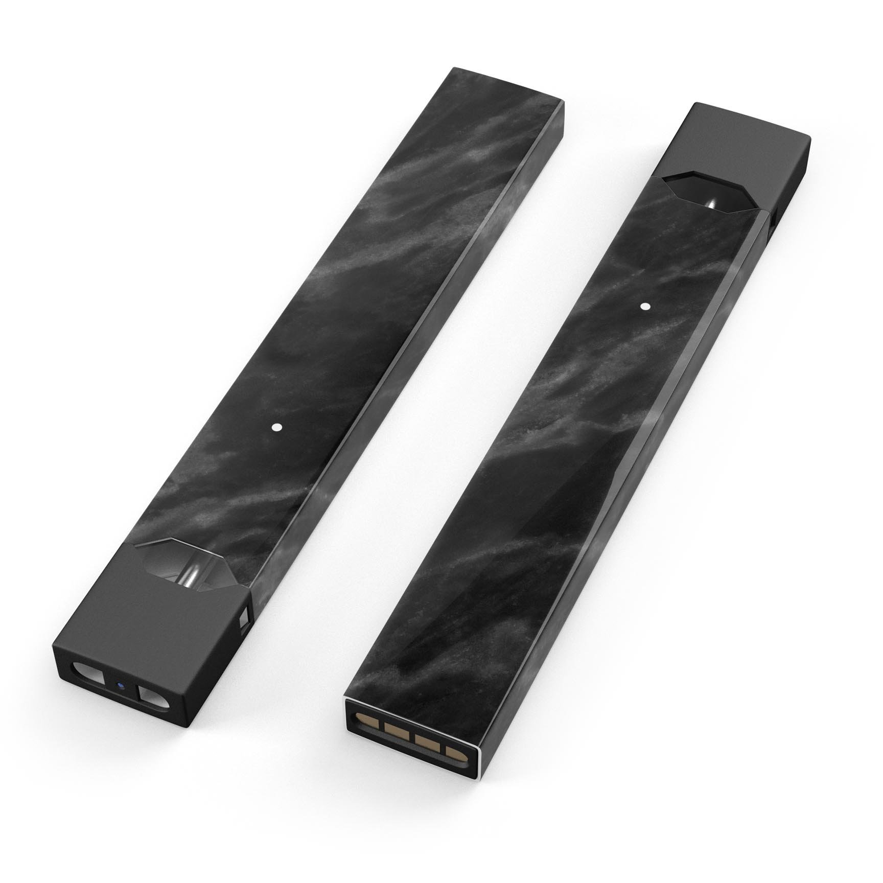 Black Marble Surface decal skin wrap for JUUL vaping device, showcasing a stylish design and precision cut fit.