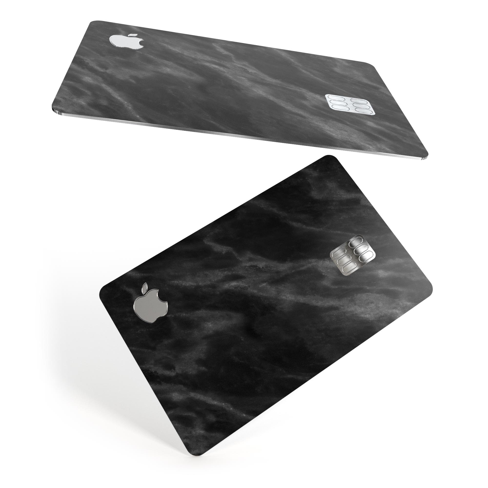 Black Marble Surface decal skin for Apple Card, showcasing premium design and protective features.