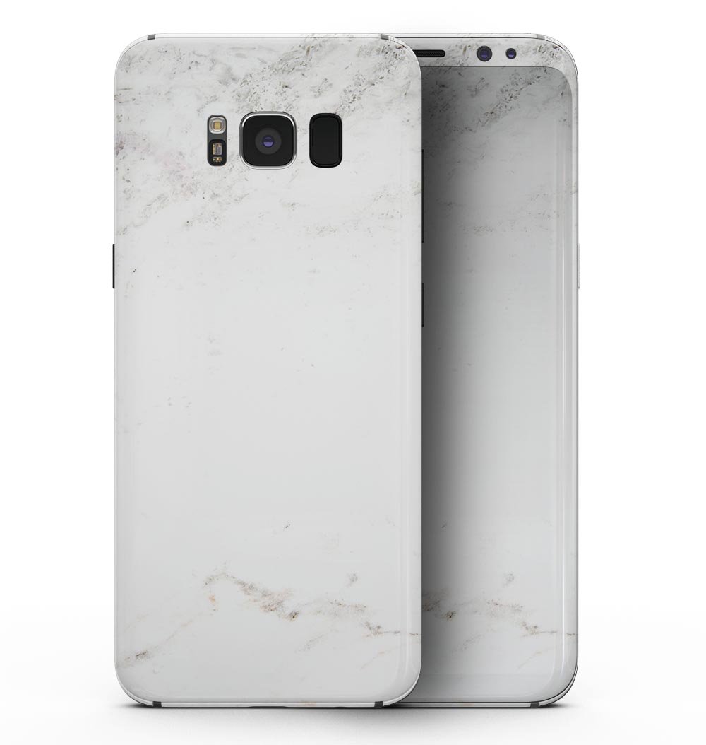 Bland Marble Surface skin kit for Samsung Galaxy S8, showcasing a stylish marble design that enhances device aesthetics while providing protection.