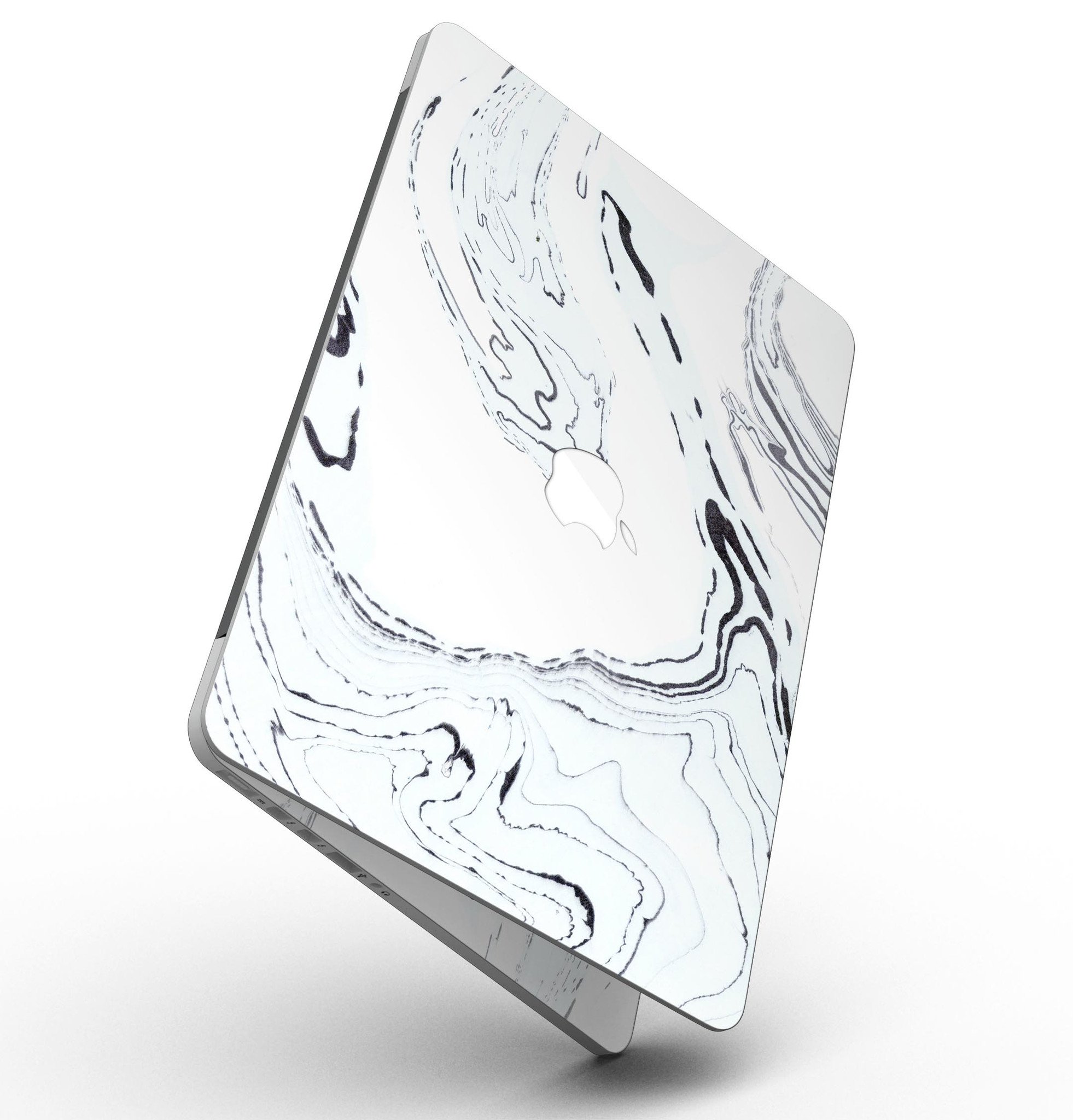 Blue 19 Textured Marble skin for MacBook Pro with Retina Display, showcasing a stylish design that protects the device.