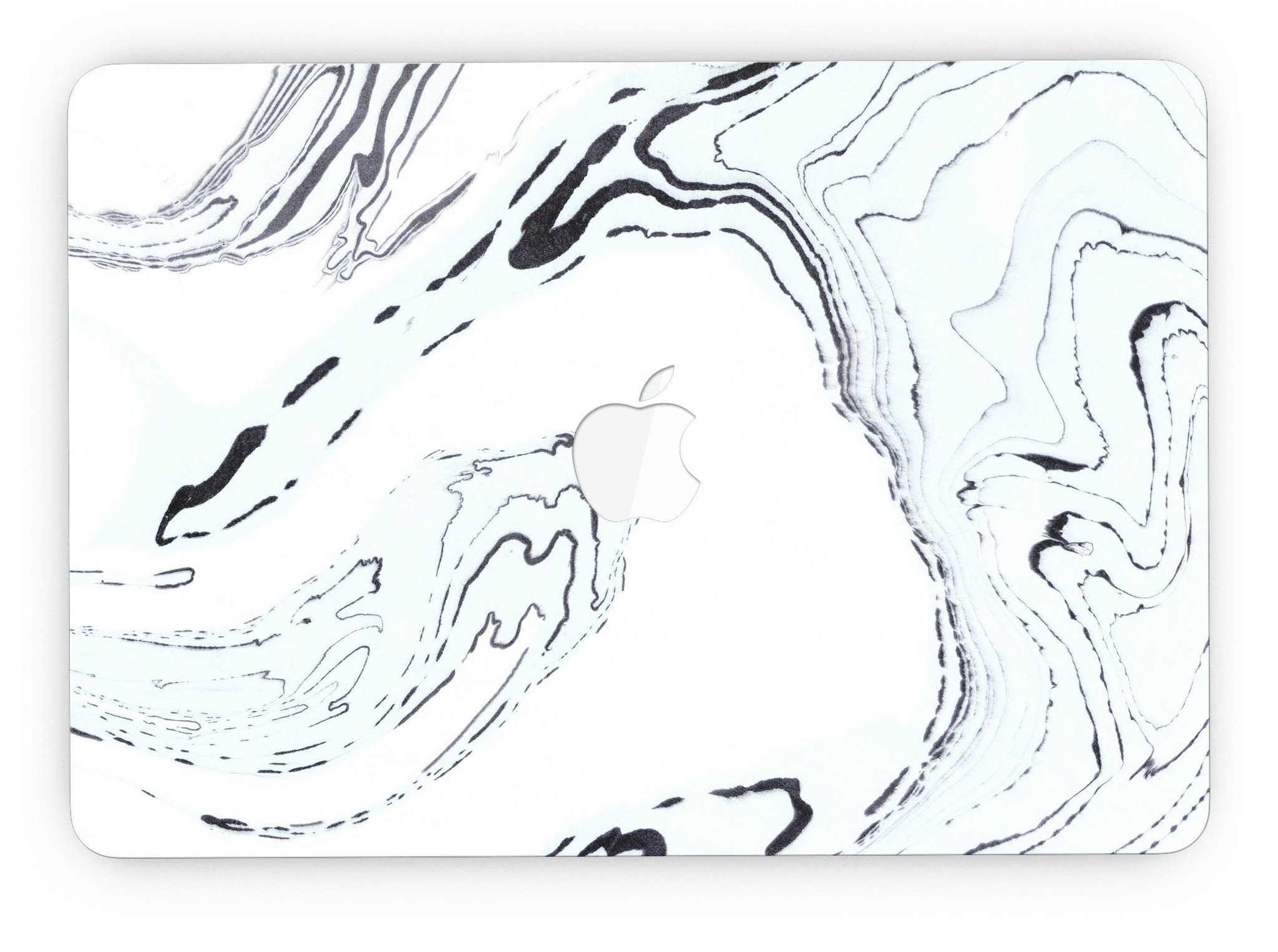 Blue 19 Textured Marble skin for MacBook Pro with Retina Display, showcasing a stylish design that protects the device.