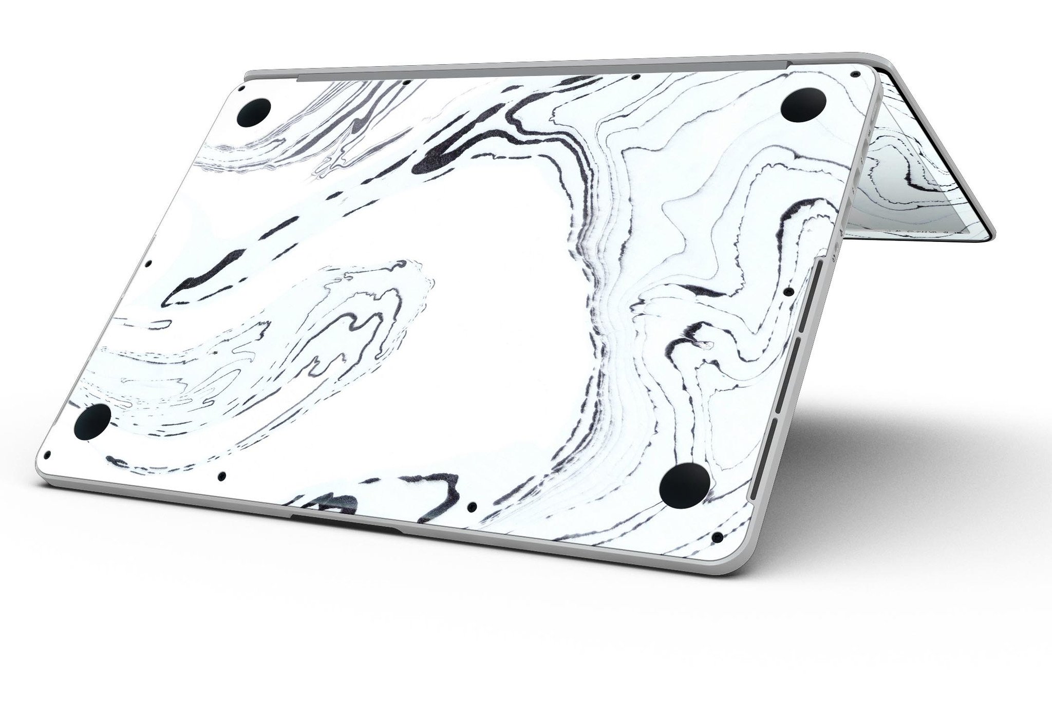 Blue 19 Textured Marble skin for MacBook Pro with Retina Display, showcasing a stylish design that protects the device.