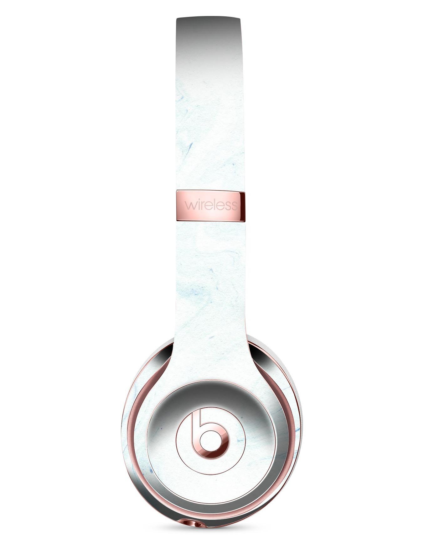 Blue 87 Textured Marble Full-Body Skin Kit for Beats by Dre Solo 3, showcasing a stylish design and premium vinyl material.