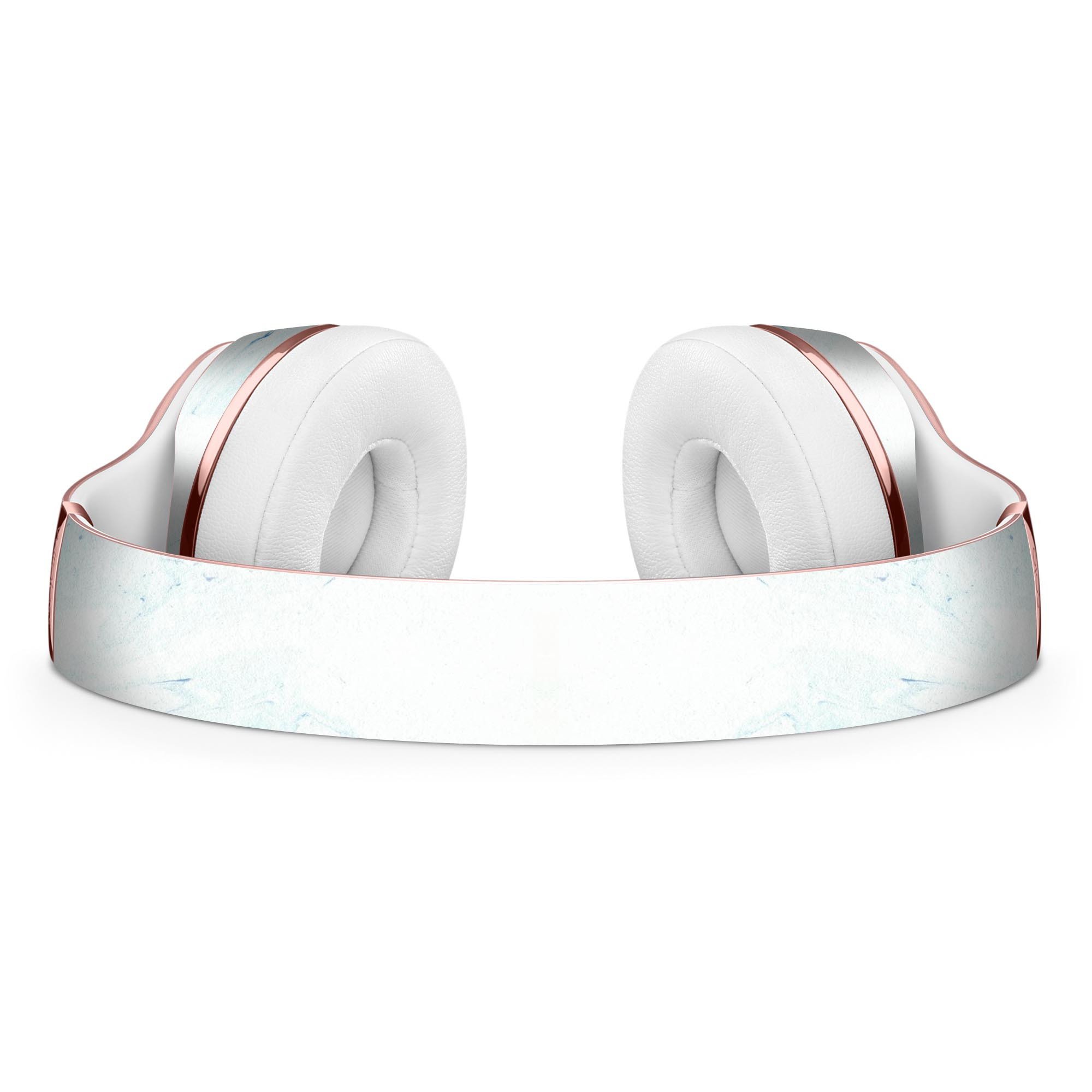 Blue 87 Textured Marble Full-Body Skin Kit for Beats by Dre Solo 3, showcasing a stylish design and premium vinyl material.