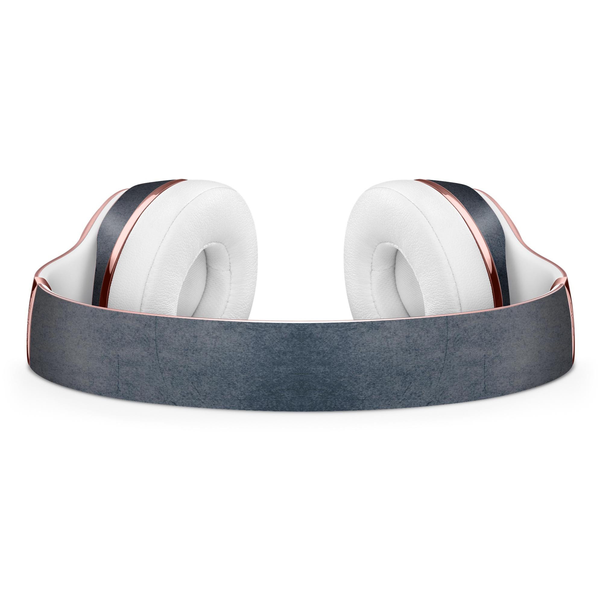 Blue Concrete Grunge Skin Kit for Beats by Dre Solo 3 Wireless Headphones, showcasing a stylish design and premium vinyl material.