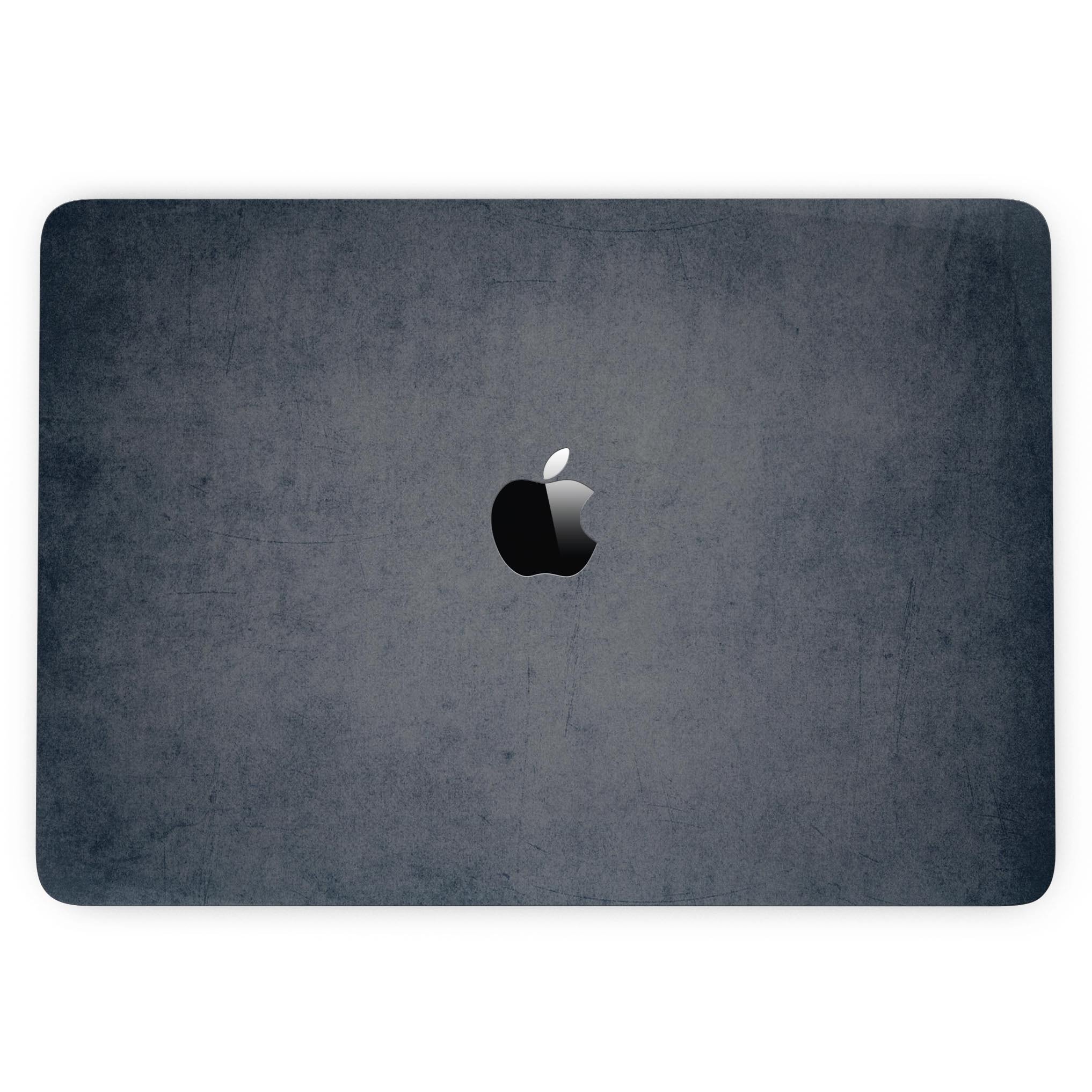 Blue Concrete Grunge Surface Skin Kit for MacBook Pro with Touch Bar, showcasing a stylish design that protects the device.