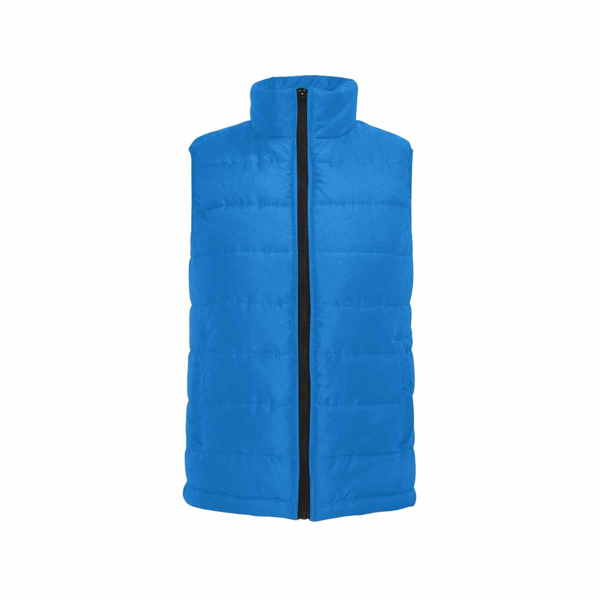 Blue Grotto Men's Padded Vest featuring a quilted design, zipper closure, and lightweight material, perfect for layering in cool weather.