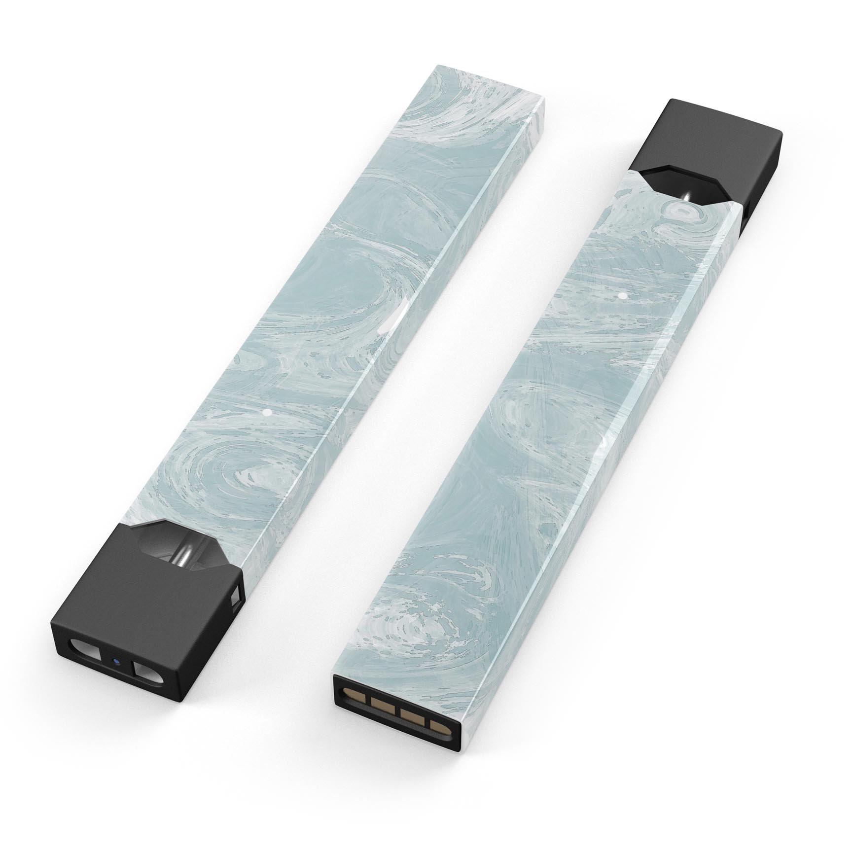 Blue Slate Marble Skin-Wrap for JUUL vaping device, showcasing a stylish design and protective features.