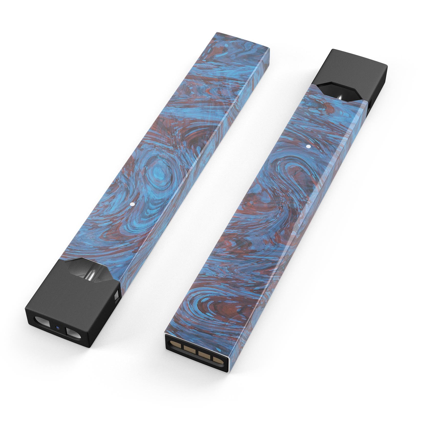 Blue Slate Marble Surface V41 skin-wrap for JUUL device, showcasing a stylish marble design with protective features.