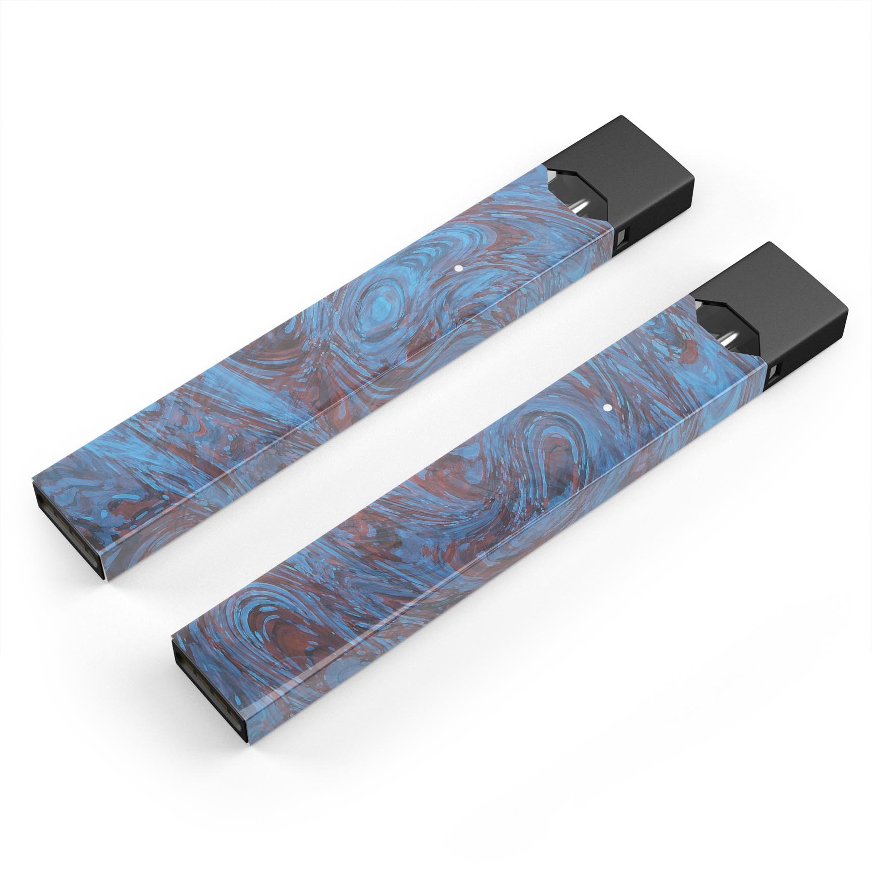 Blue Slate Marble Surface V41 skin-wrap for JUUL device, showcasing a stylish marble design with protective features.
