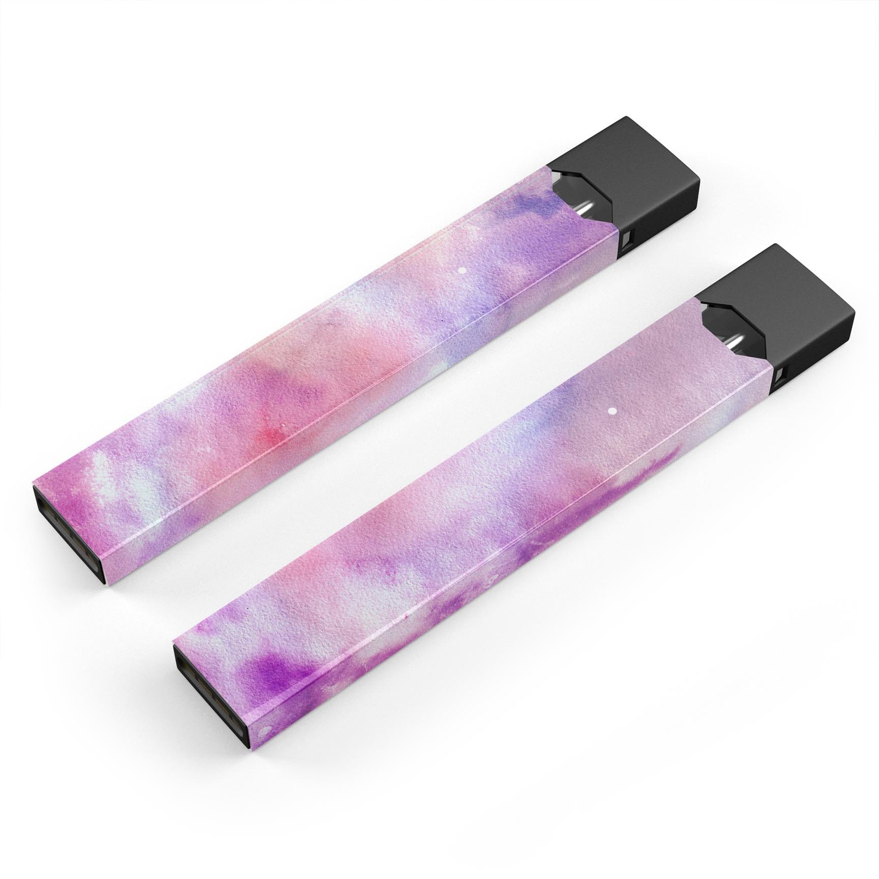 Blue to Purps Watercolor Texture decal for JUUL device, showcasing vibrant colors and premium design.