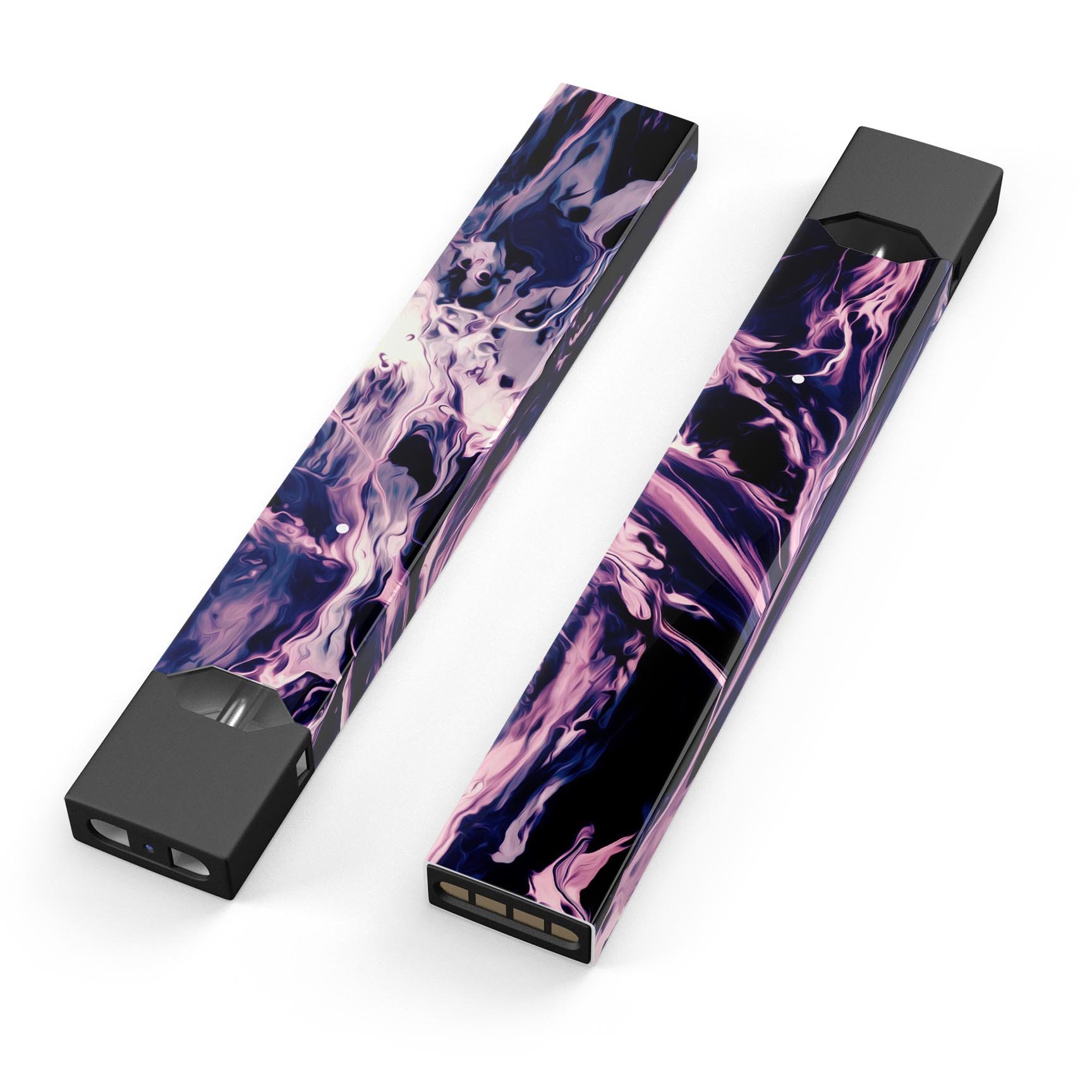 Blurred Abstract Flow V32 premium decal skin-wrap sticker designed for JUUL vaping device, featuring a unique abstract design.