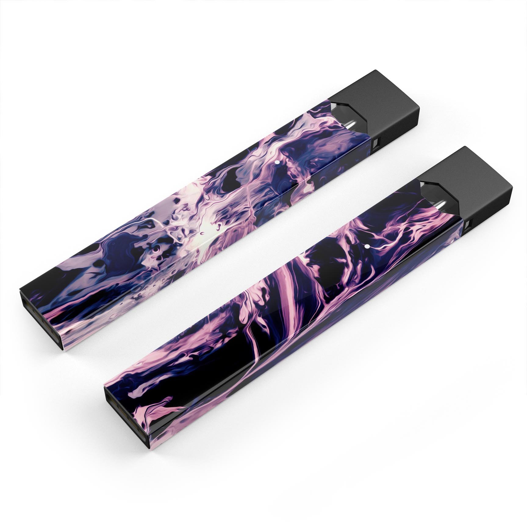 Blurred Abstract Flow V32 premium decal skin-wrap sticker designed for JUUL vaping device, featuring a unique abstract design.