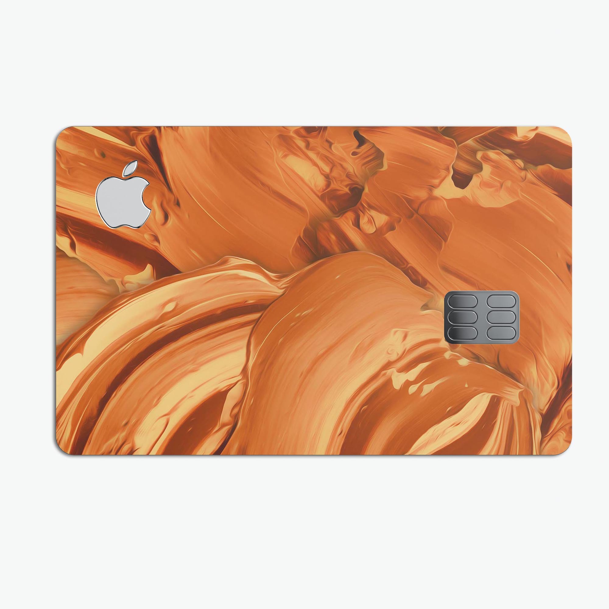 Blurred Abstract Flow V46 decal skin for Apple Card, showcasing a stylish design with premium vinyl material.
