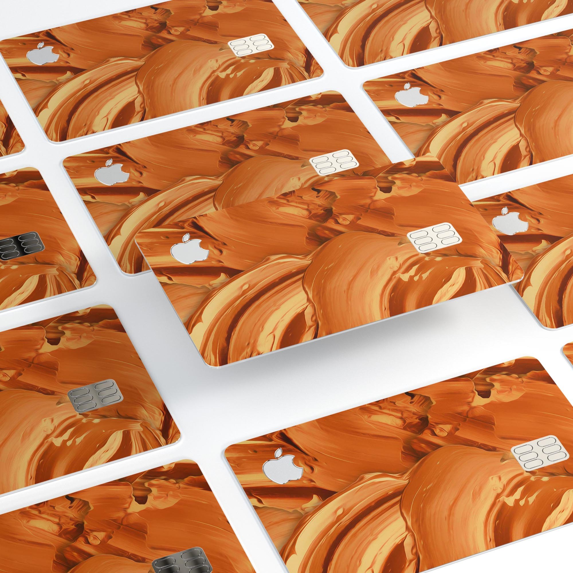 Blurred Abstract Flow V46 decal skin for Apple Card, showcasing a stylish design with premium vinyl material.