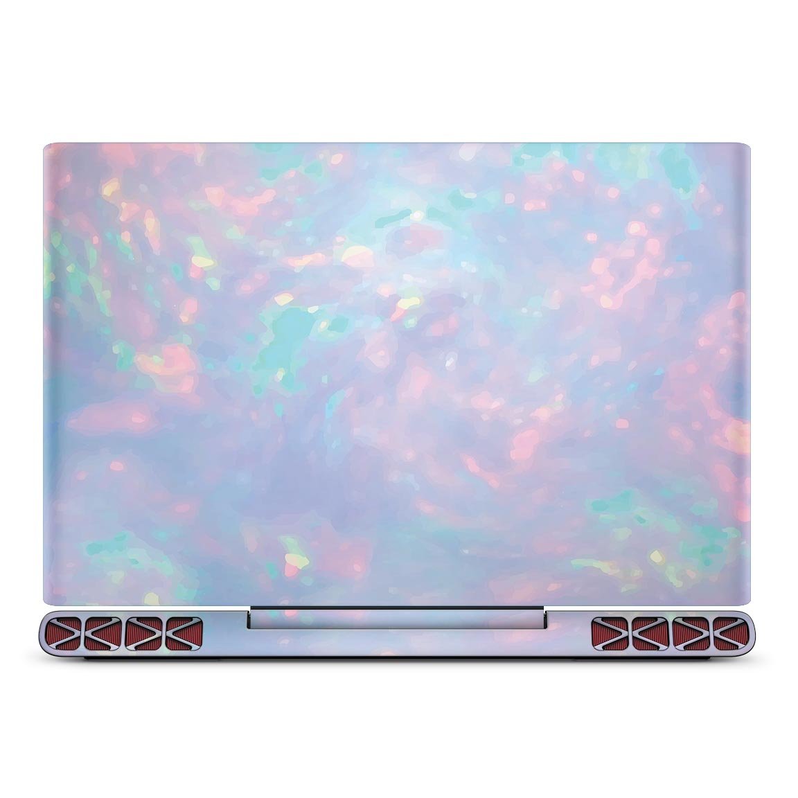 Blurry Opal Gemstone skin decal wrap kit for Dell Inspiron 15 7000, showcasing a vibrant and stylish design that fits snugly on the laptop.