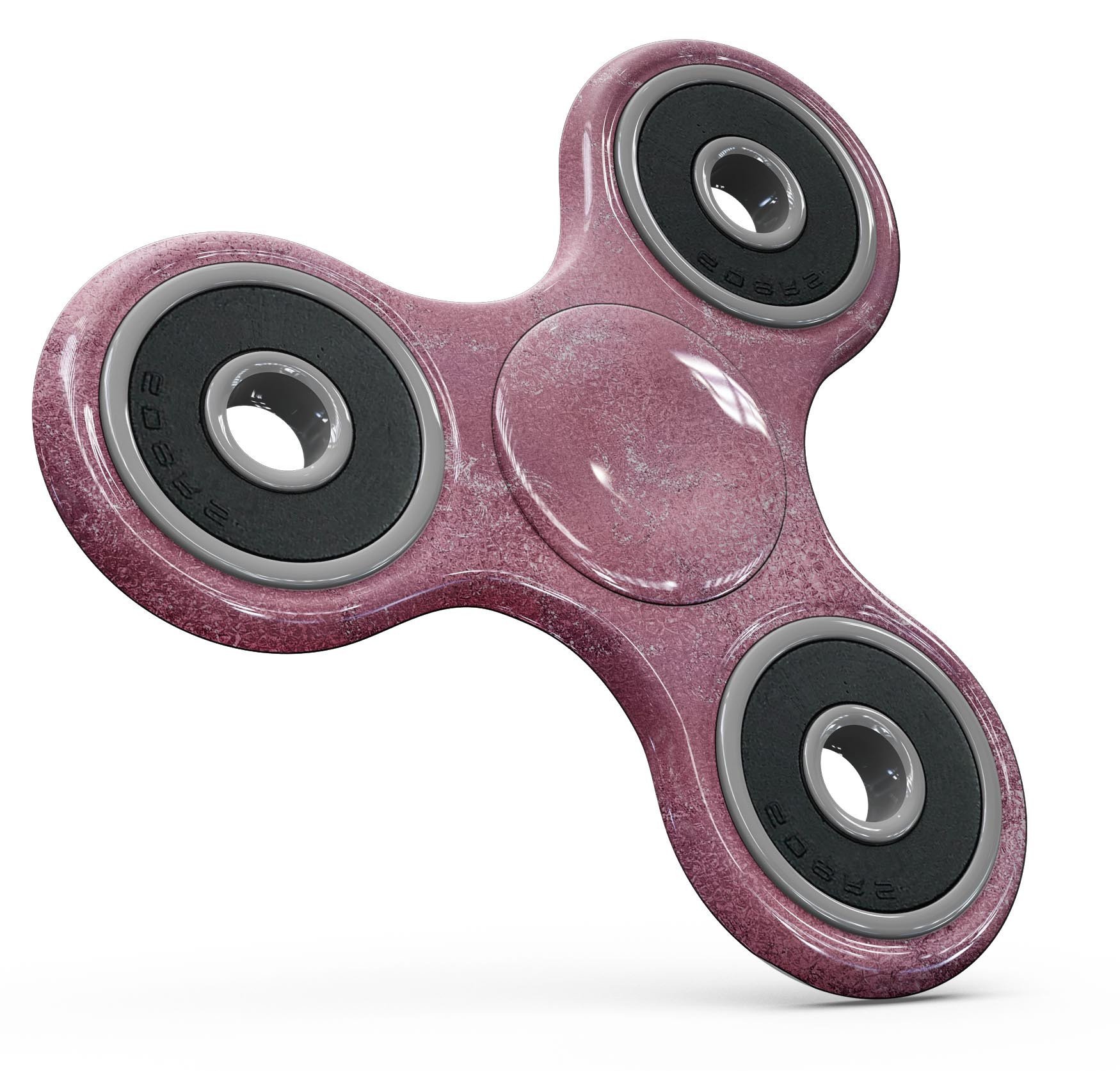 Blushed Pink with Wings Full-Body Fidget Spinner Skin-Kit showcasing vibrant colors and intricate wing design.