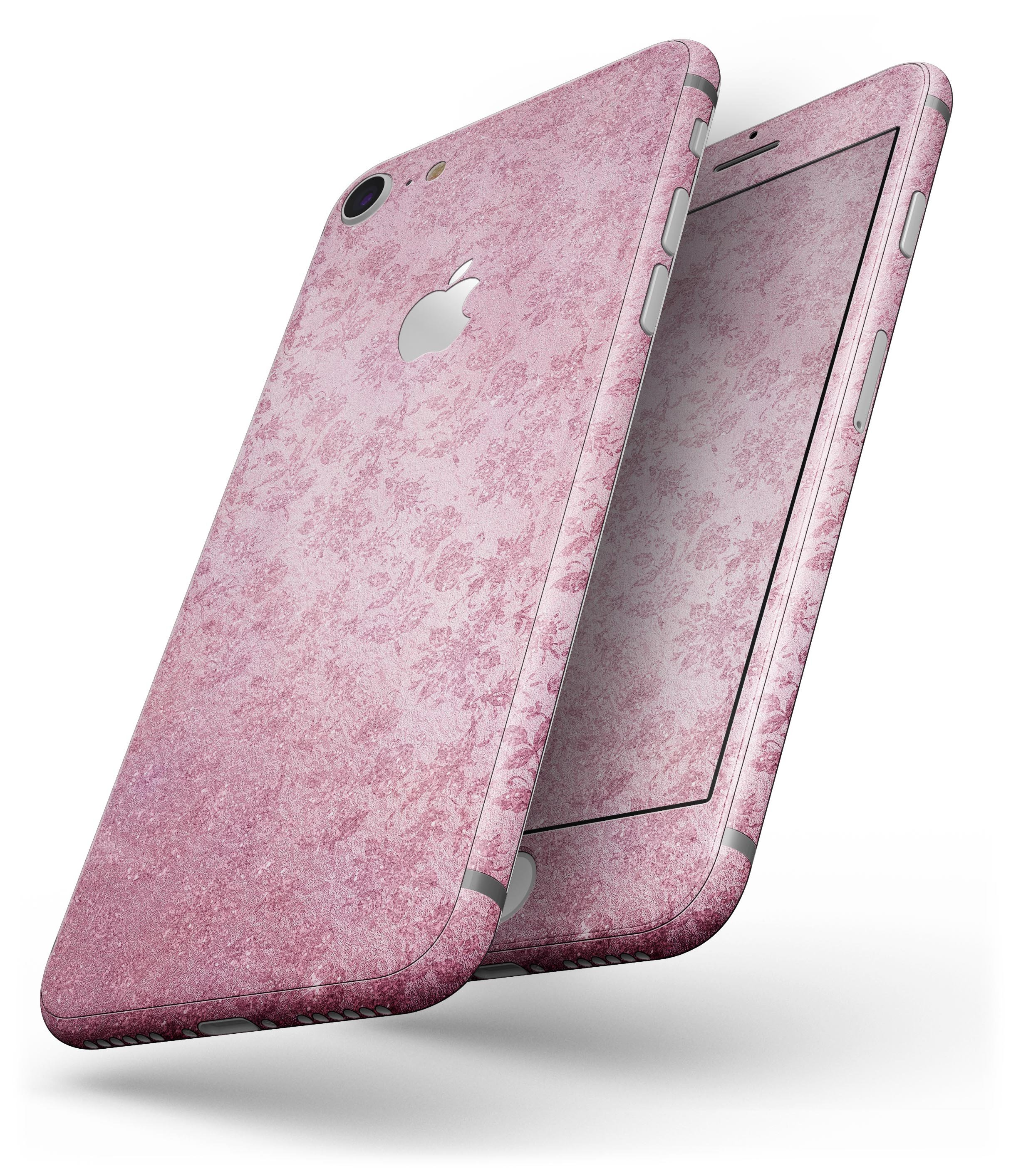 Blushed Rose Skin-kit for iPhone 8 and 8 Plus featuring a floral pattern on premium vinyl.